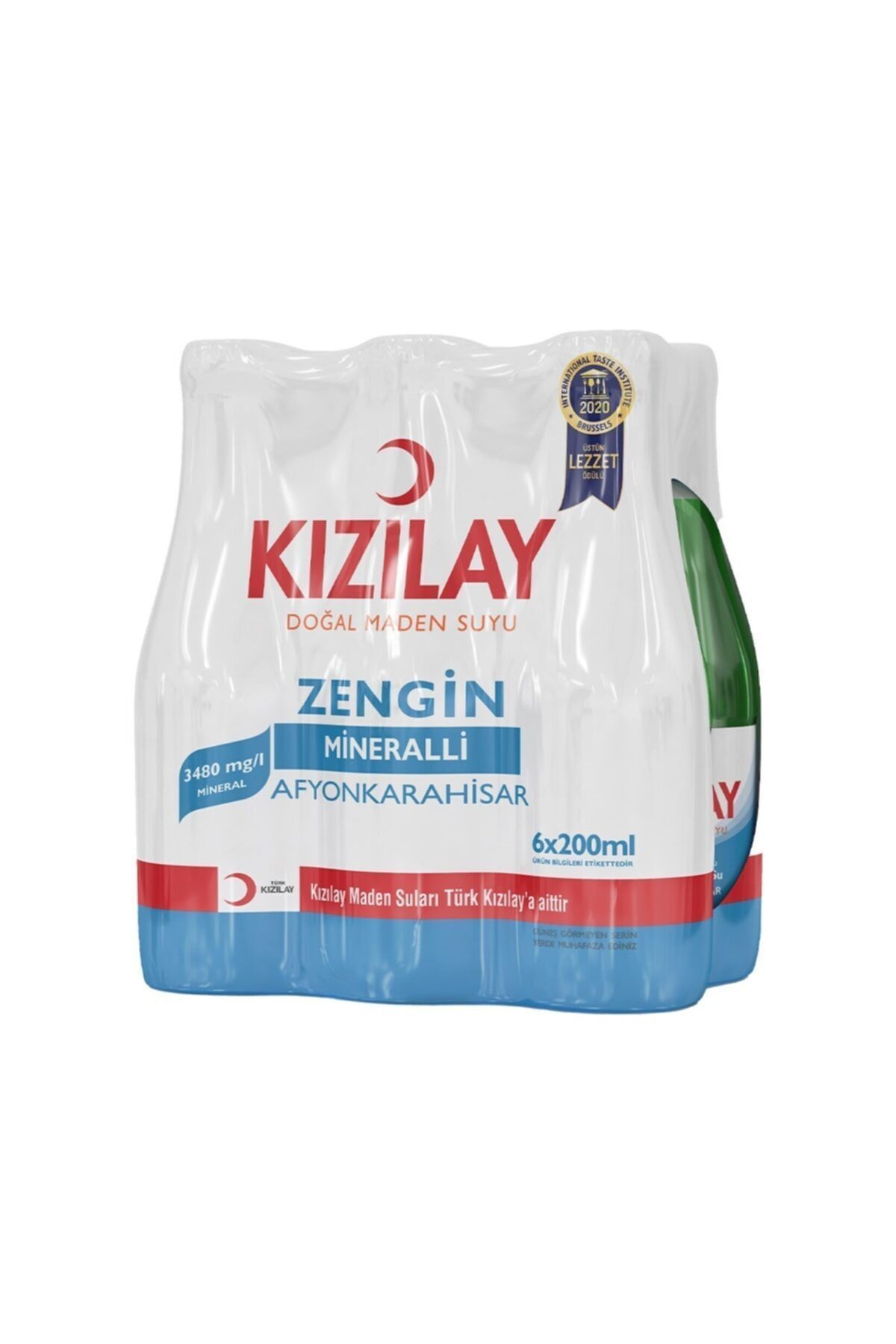 Kızılay Zengin Mineralli Afyonkarahisar Maden Suyu 200 ml X 6