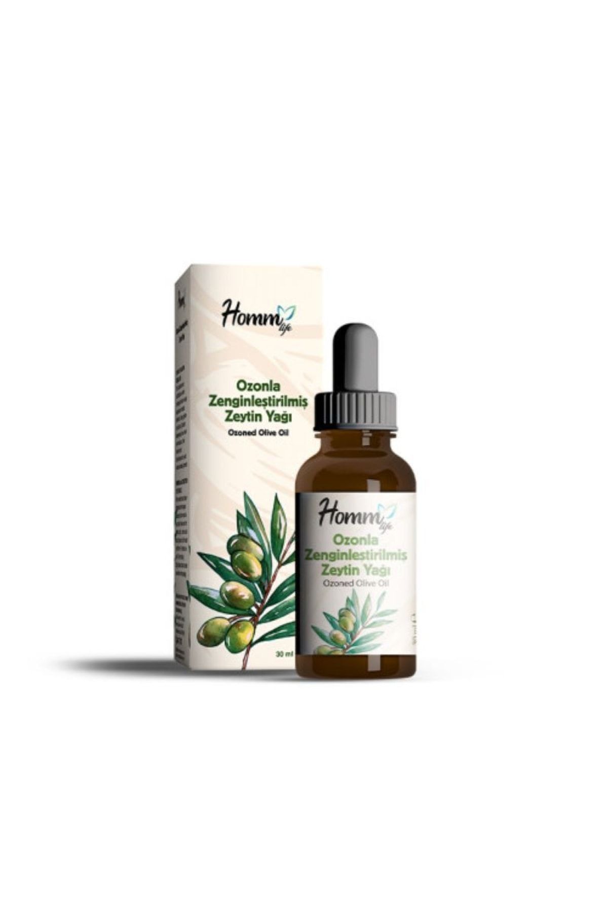 Homm Bitkisel Ozonla Zenginleştirilmiş Zeytinyağı 30 Ml