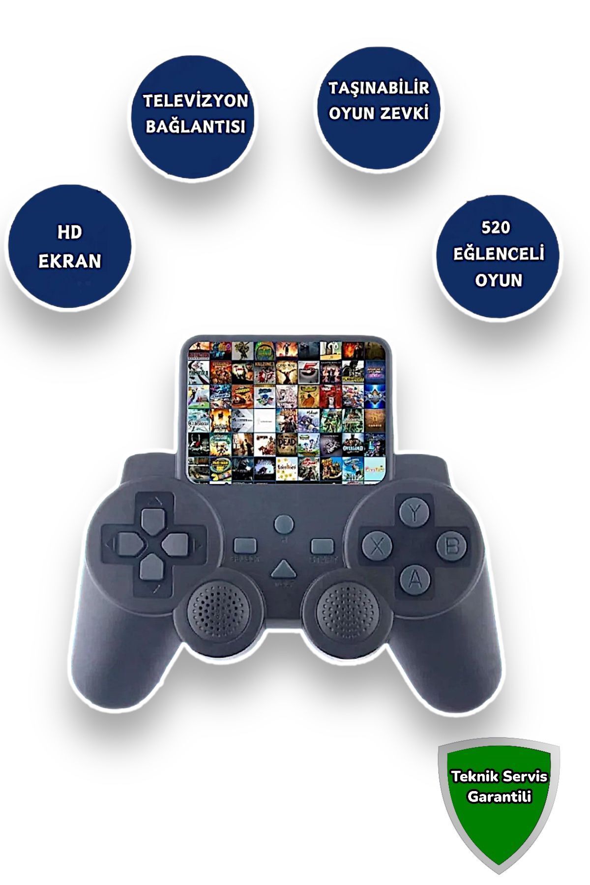 UCUZTEKNO Duck Hunt HD Ekranlı Yeni Nesil Konsol - 500+ Oyun