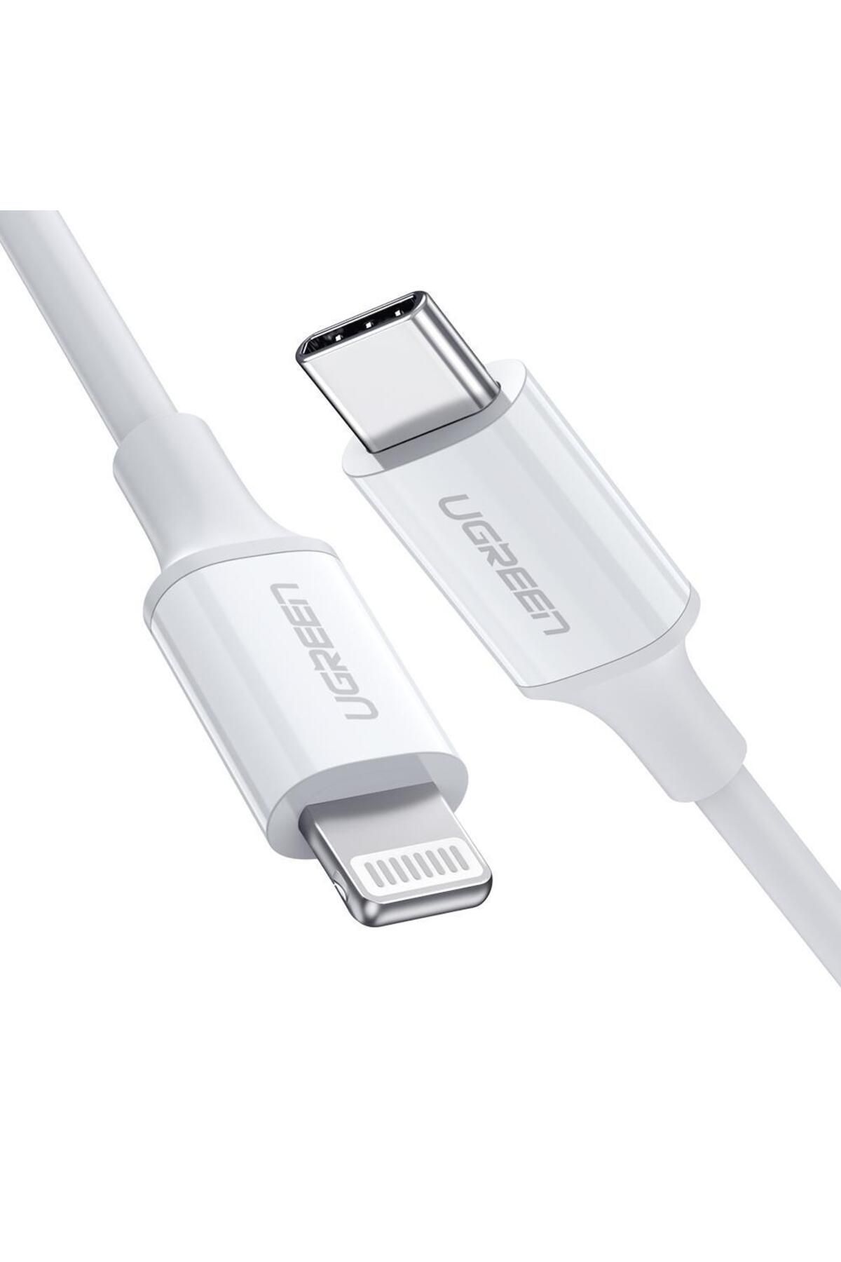 Ugreen Type-c Lightning Ios Hızlı Şarj Kablosu 1 Metre