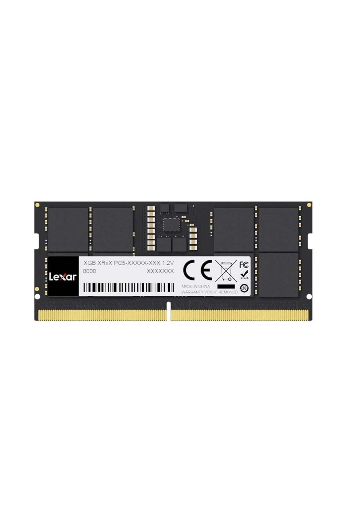 Lexar 16GB (1x16GB) DDR5 5600Mhz CL46 1.1V Tek Modül Notebook Ram