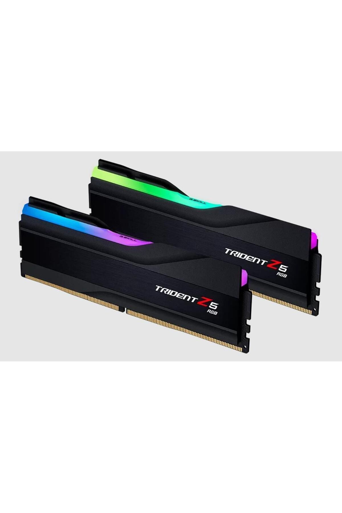 G Skill Gskıll Trident Z5 Rgb Siyah Ddr5-6000mhz Cl32 64gb (2x32gb) F5-6000j3238g32gx2-tz5rk