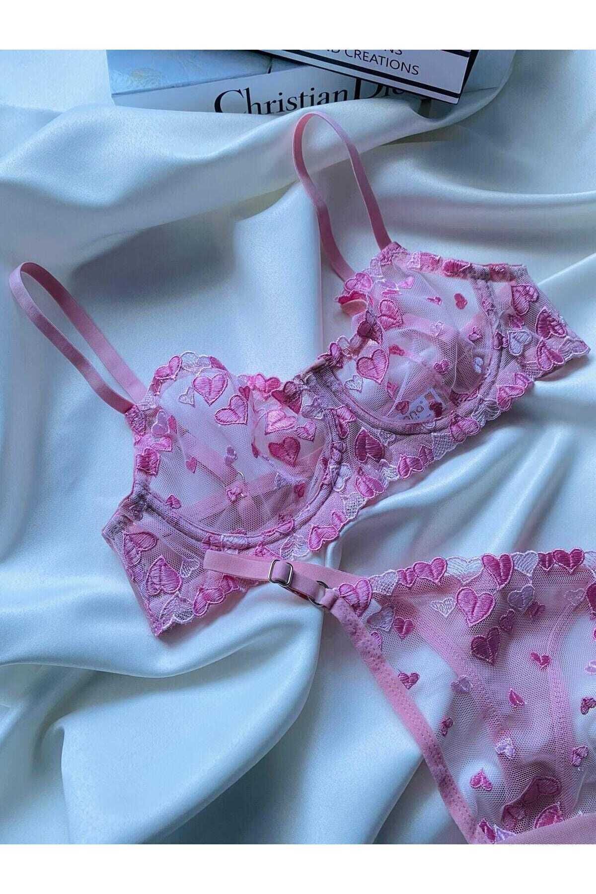 arona lingerie Transparan Sütyen Takımı Fiyatı, Yorumları - Trendyol