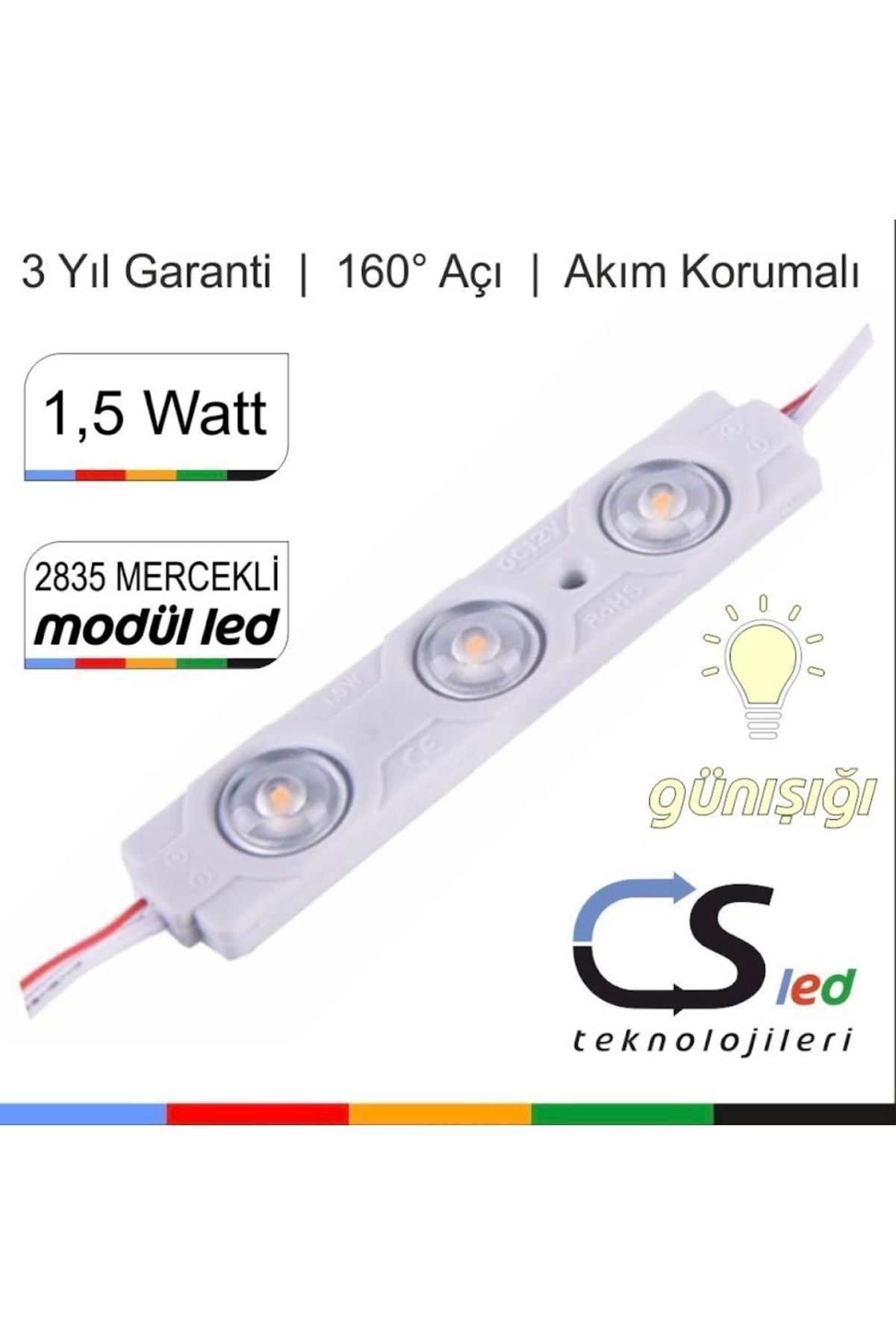 CSled 1.5 Watt Modül Led 2835 Mercekli (20 ADET)