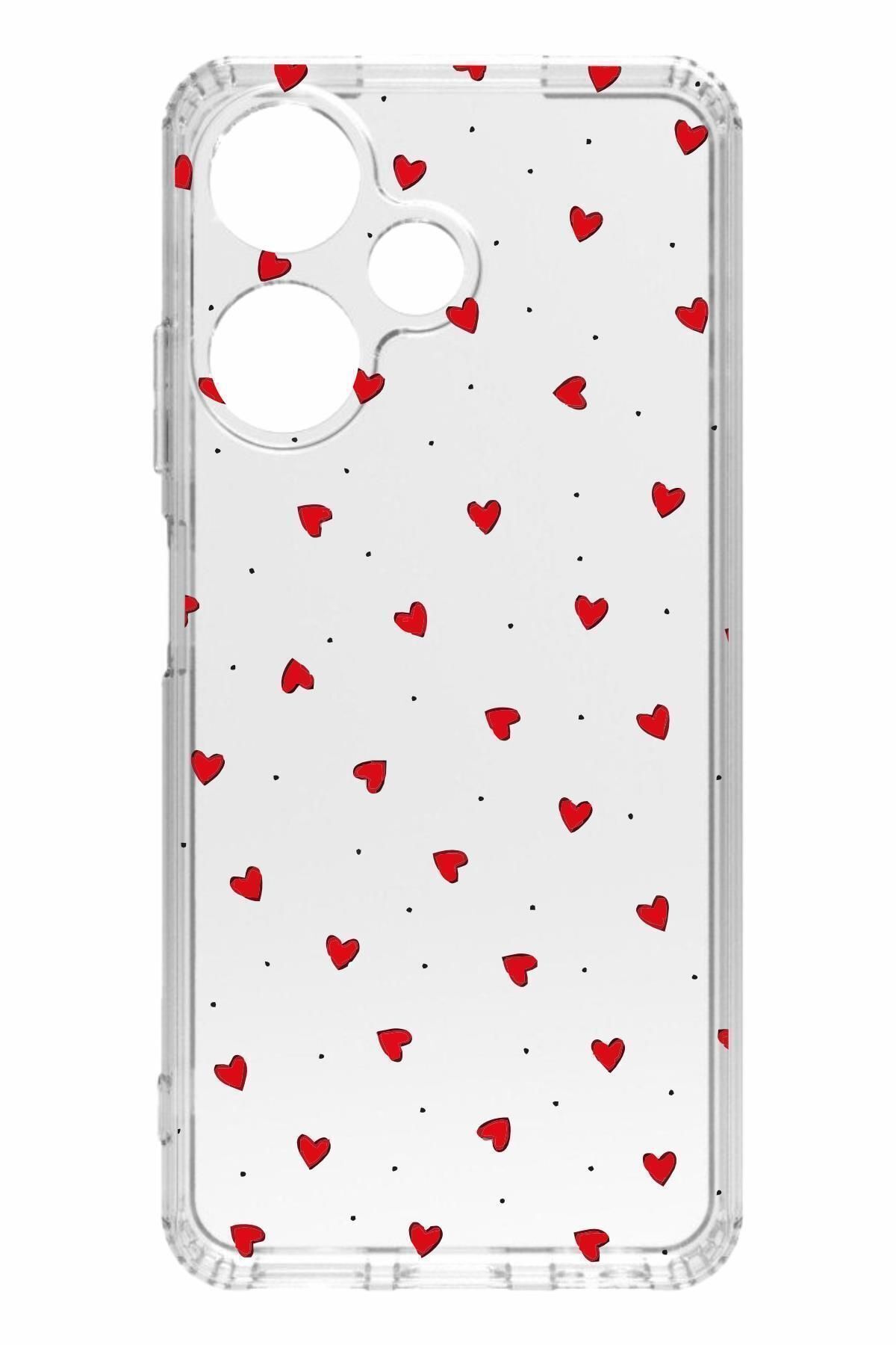 INFINIX Hot 30i Baskılı Ve Kamera Korumalı Şeffaf Silikon Kılıf