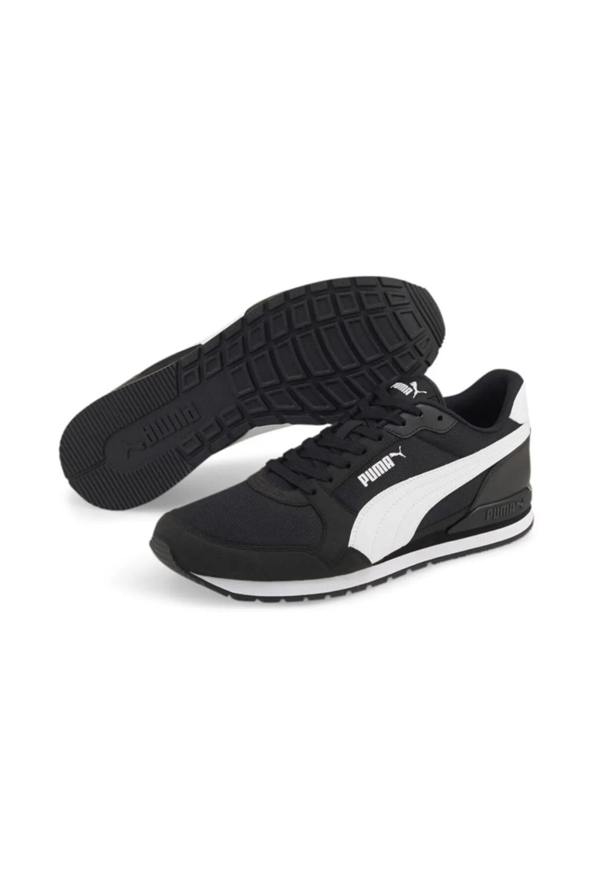 Puma St Runner V3 Mesh Unisex Siyah Ayakkabı