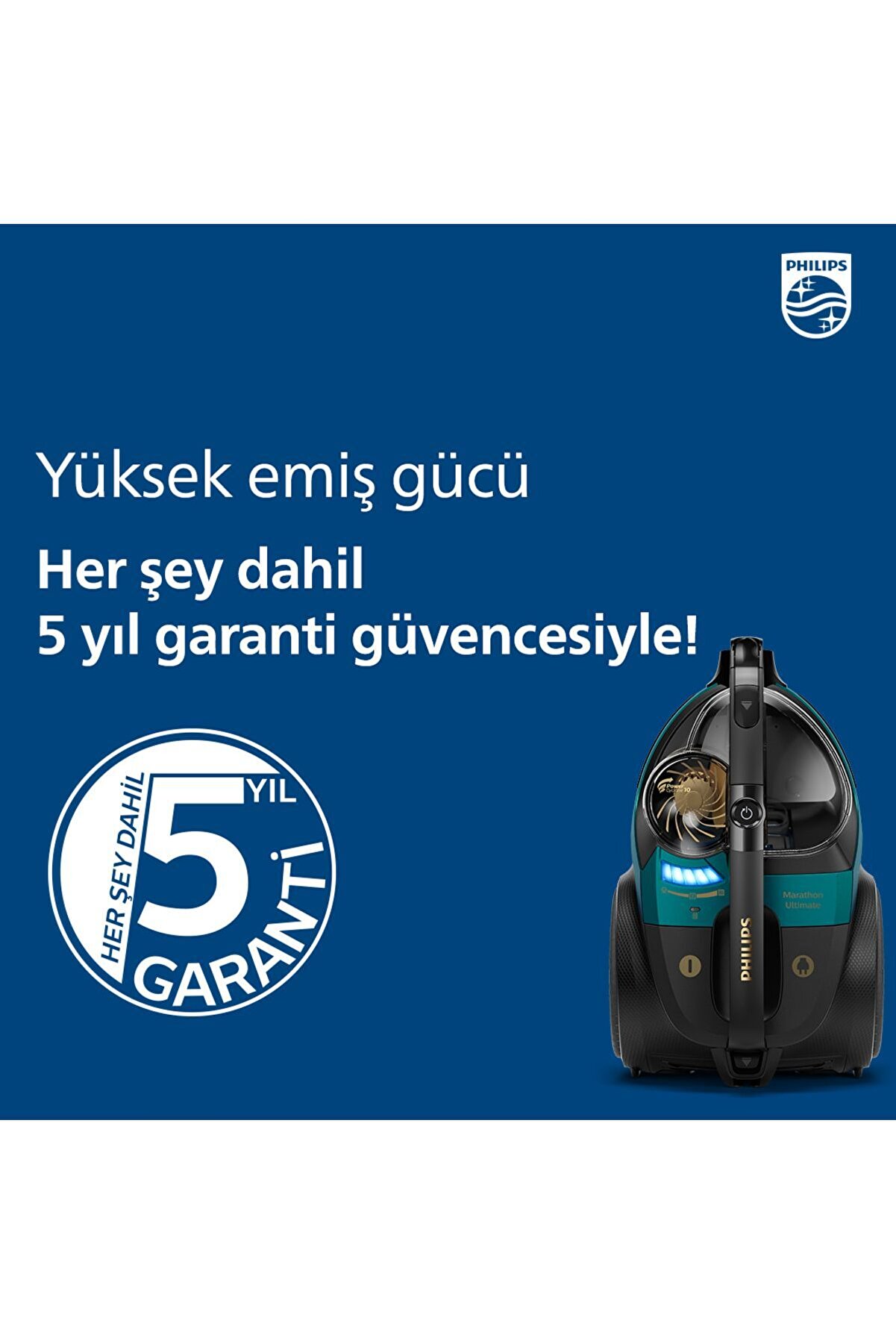 Marathon Ultimate Torbasız Süpürge, PowerCylone10, NanoClean, TriActive88LED, XB9185/07 191Hseri