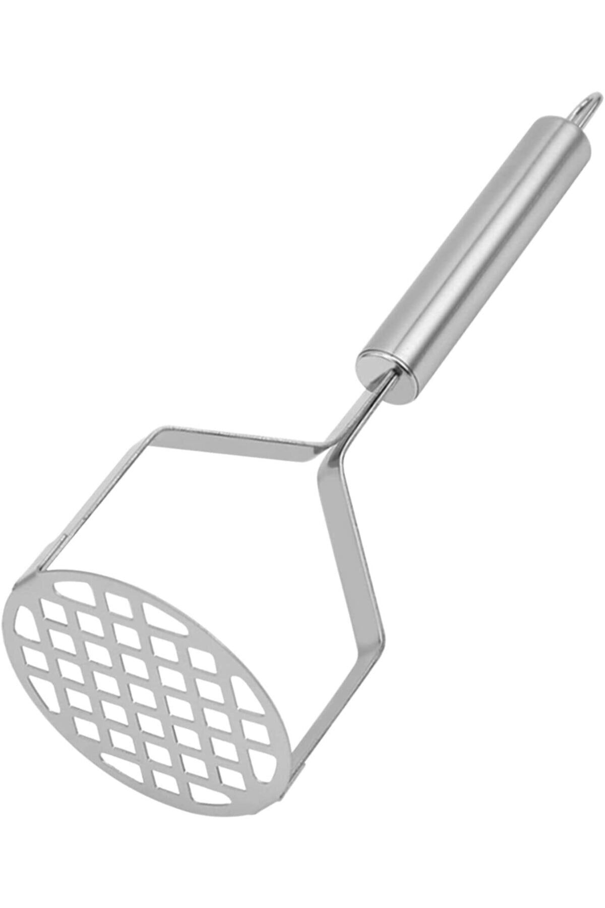 safestore Patates Ezeceği Püre Yapıcı Lüks Paslanmaz Metal Patates Ezici 26 Cm