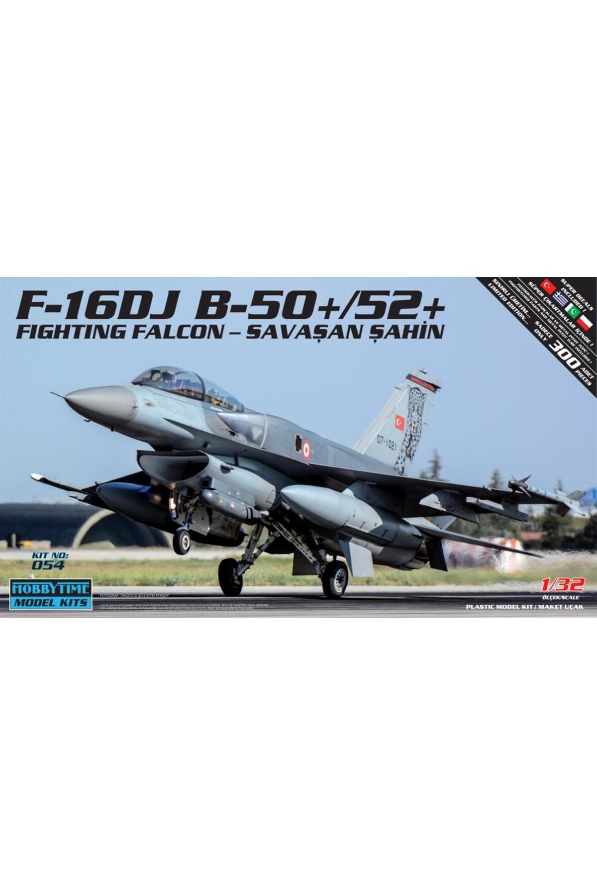 Hobbytime Modelkits 054 1/32 F-16D PLASTIC MODEL PLANE KIT