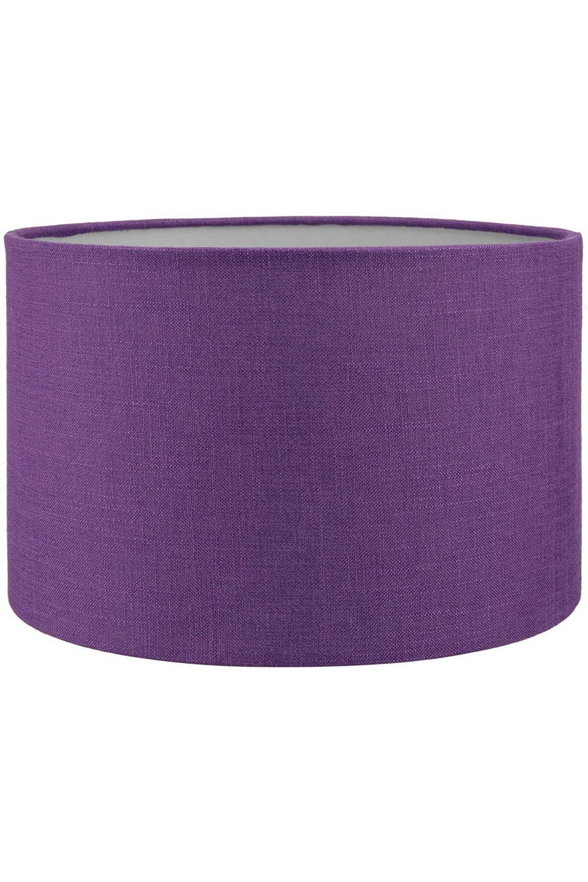 MODA35 Mürdüm Lambader Başlığı Çap 30 cm Silindir AB859