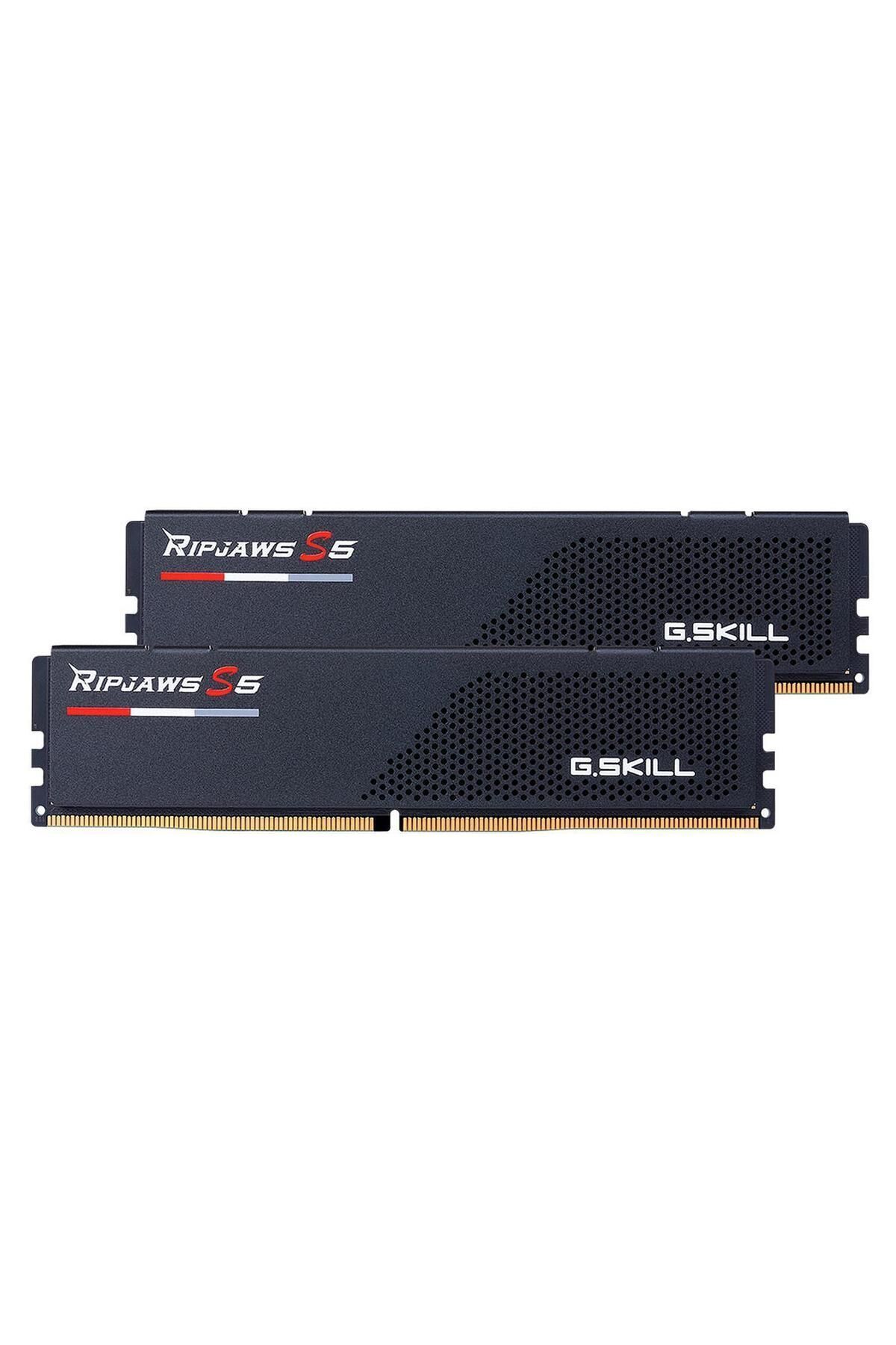 G Skill Gskıll F5-5600j2834f32gx2-rs5k Ripjaws S5 Siyah Ddr5-5600mhz Cl28 64gb (2x32gb) 1.35v Dual Kıt Ram