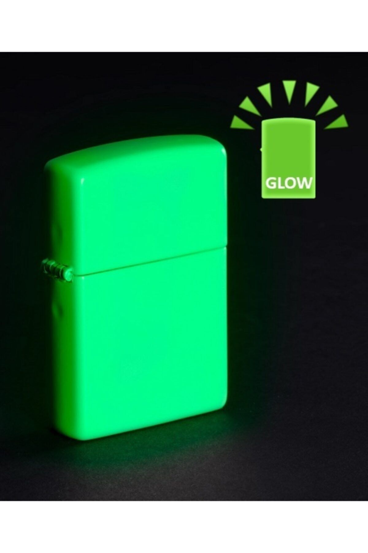 Zippo Reg Glow In The Dark Matte Çakmak