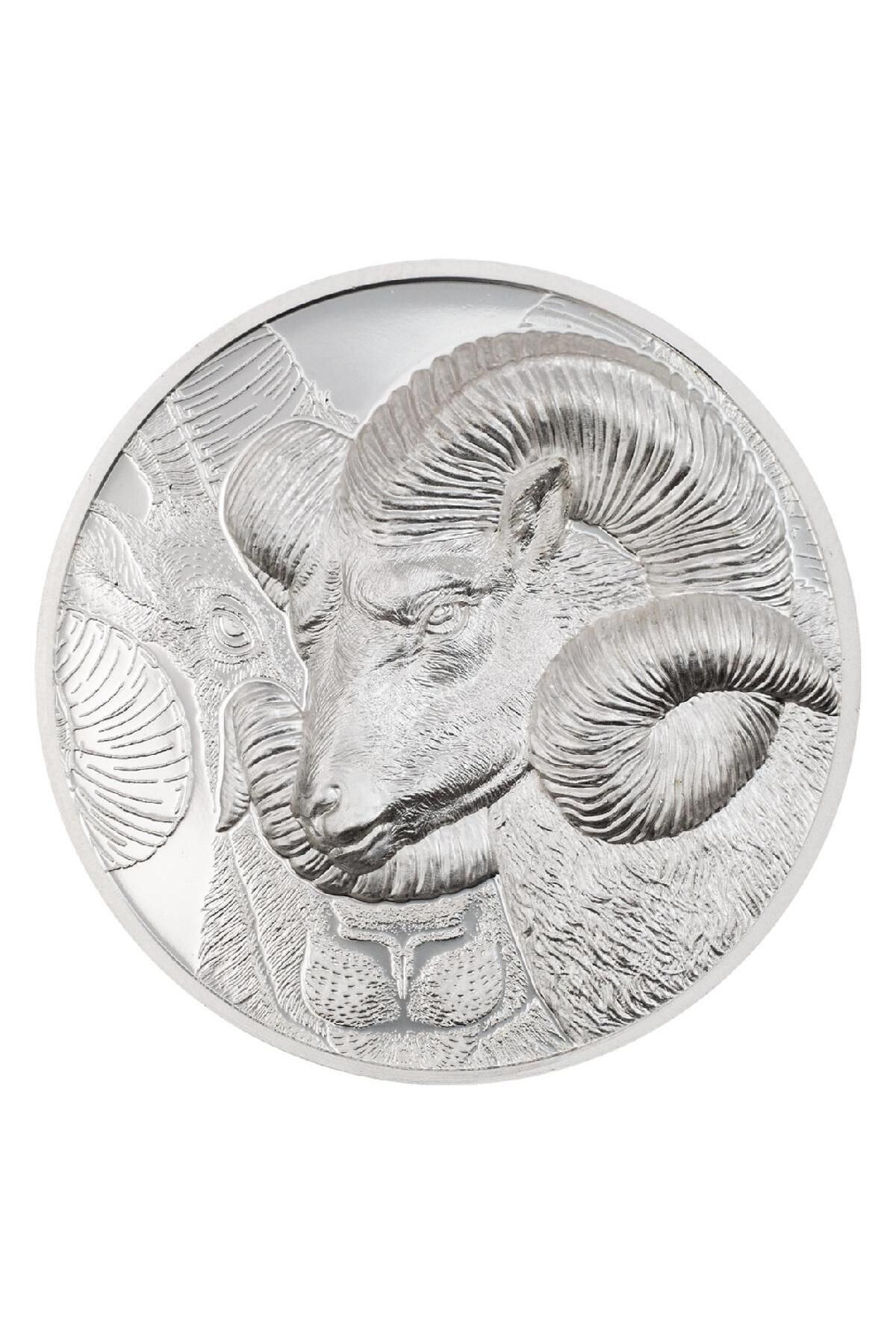 CIT AgaKulche Magnificent Argali 2022 1 Ons 31.10 Gram Gümüş Sikke Coin (999.0)