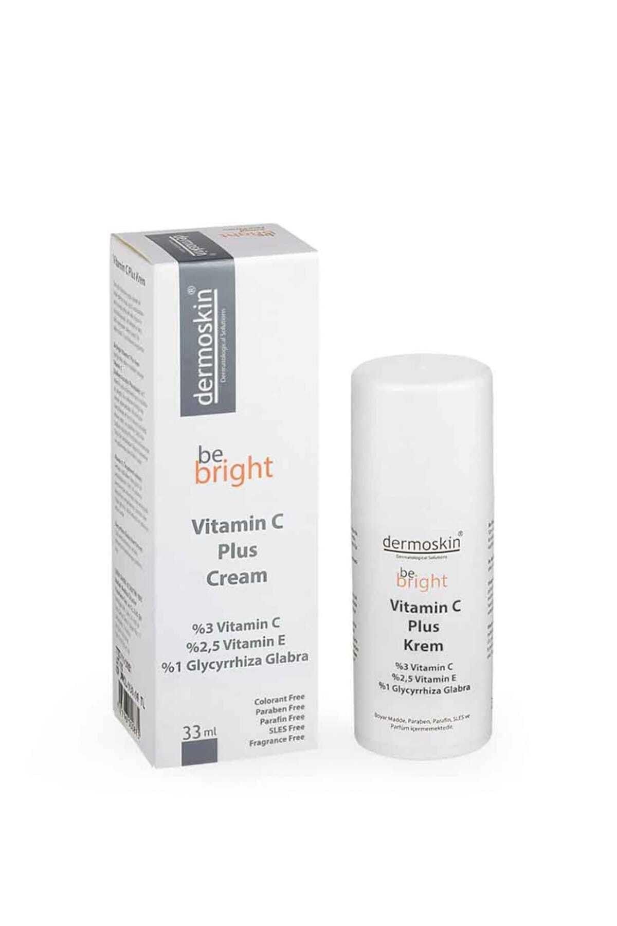 Dermoskin Be Bright Leke ve Kırışıklık Karşıtı Vitamin C Plus Krem 33 ML