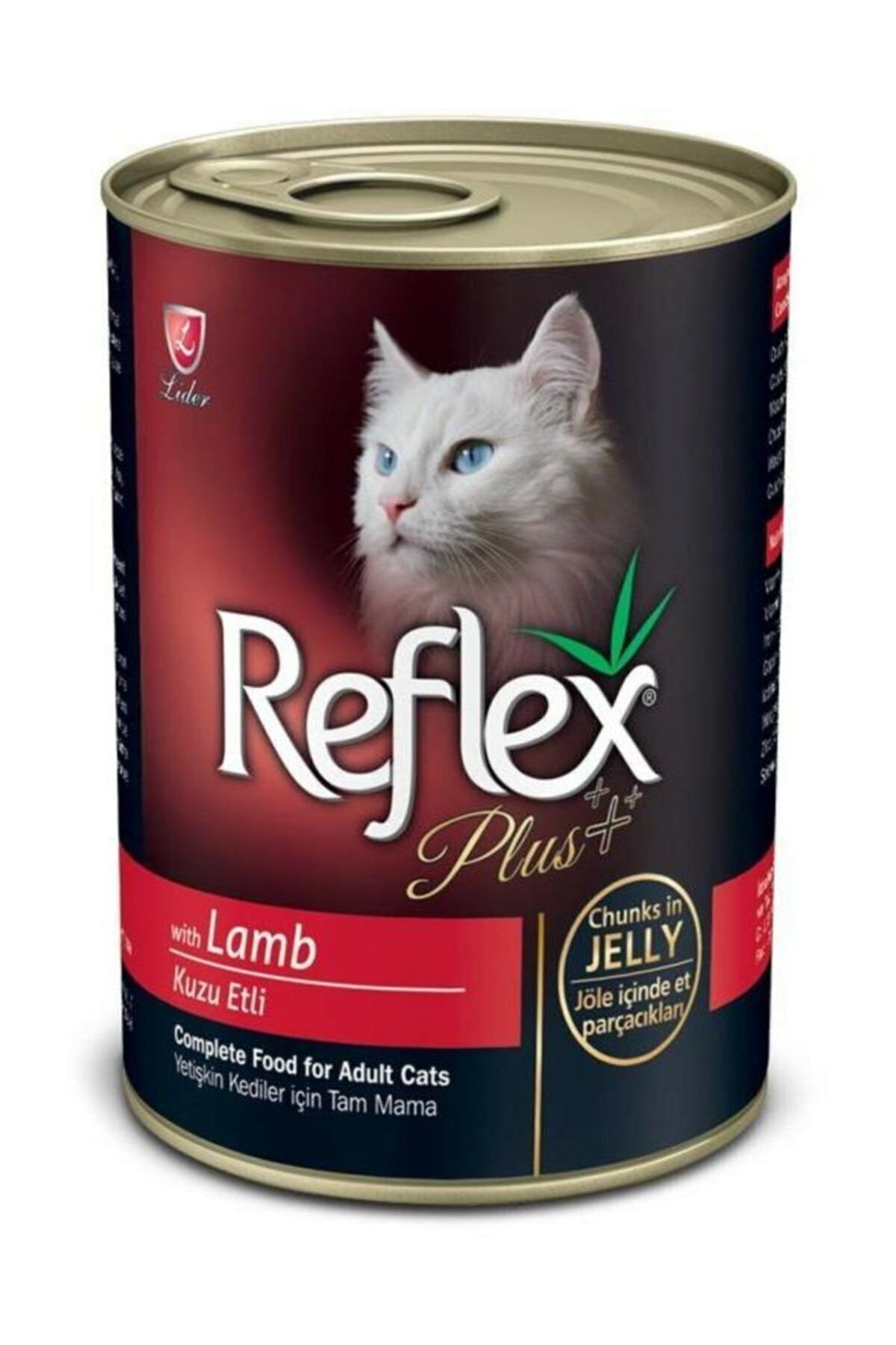 Plus Kuzulu Kedi Konserve Jöle İçinde Et Parçacıklı 400 Gr_0