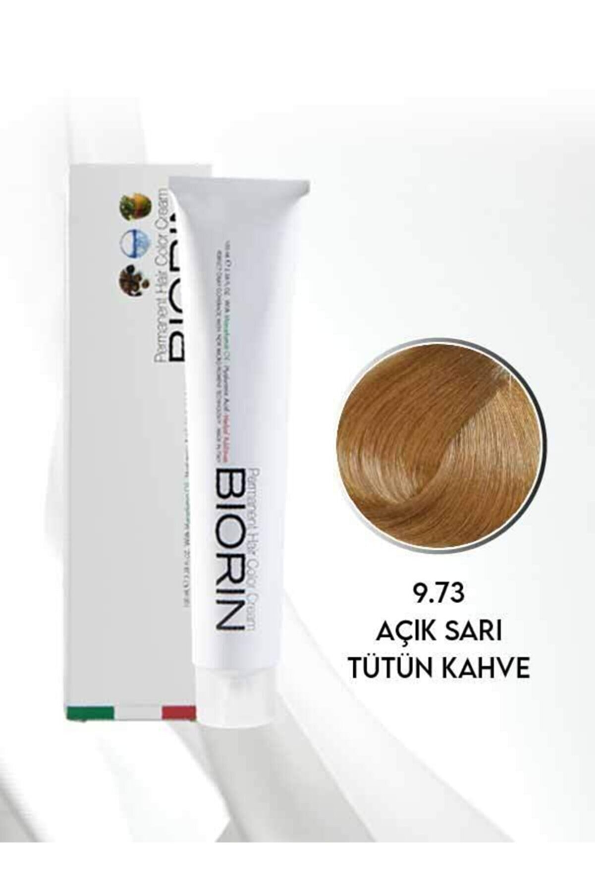 Biorin Permanent Hair Color Cream 100 ml No: 9.73 Açık Sarı Tütün Kahve