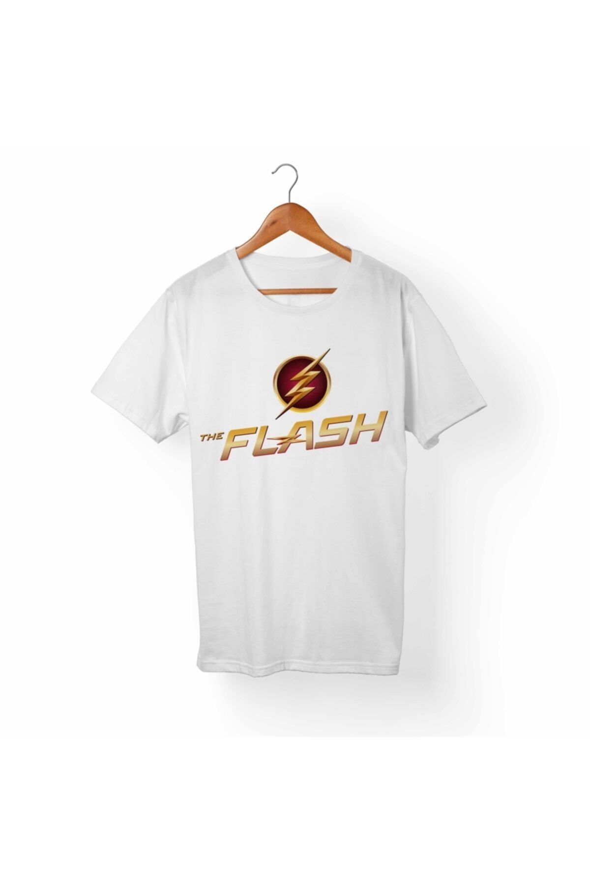 Alfa Tshirt Çocuk Beyaz The Flash Baskı Tişört