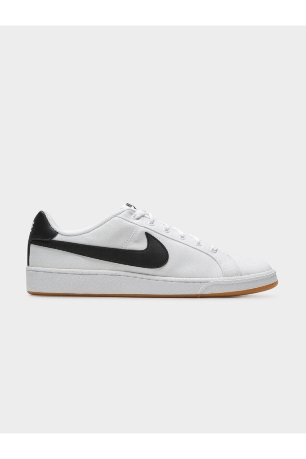 Nike Beyaz Erkek Spor Ayakkabı - Court Royale Canvas - Aa2156-103 - Sneaker