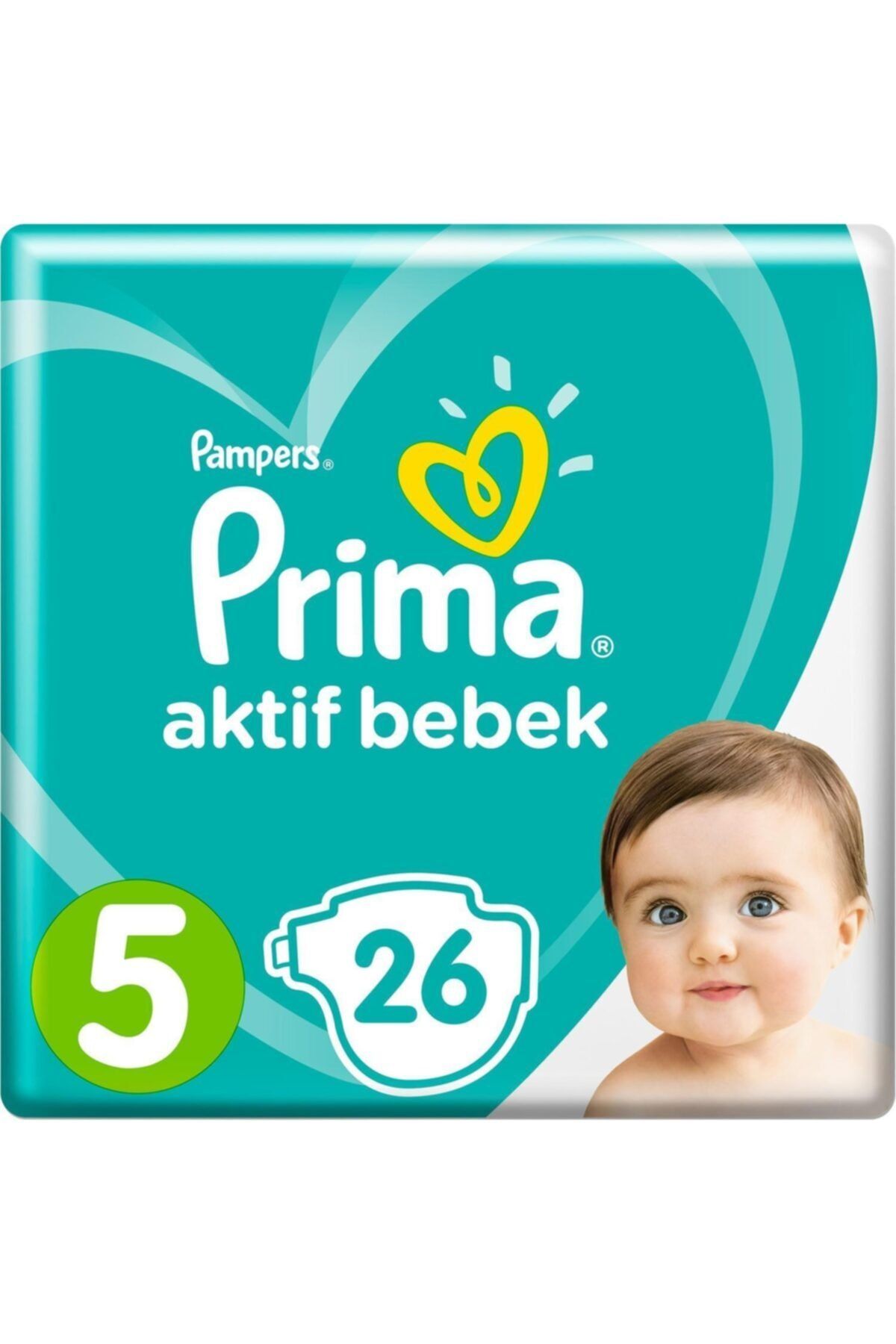 Alya Baby Kids Prima Bebek Bezi Aktif Bebek Standart Paket 5 Beden 26 Adet