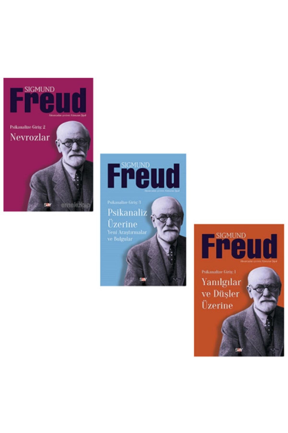 Say Yayınları Psikanalize Giriş 1-2-3 / Nevrozlar - Psikanaliz Üzerine - Yanılgılar Ve Düşler Üzerine - Freud