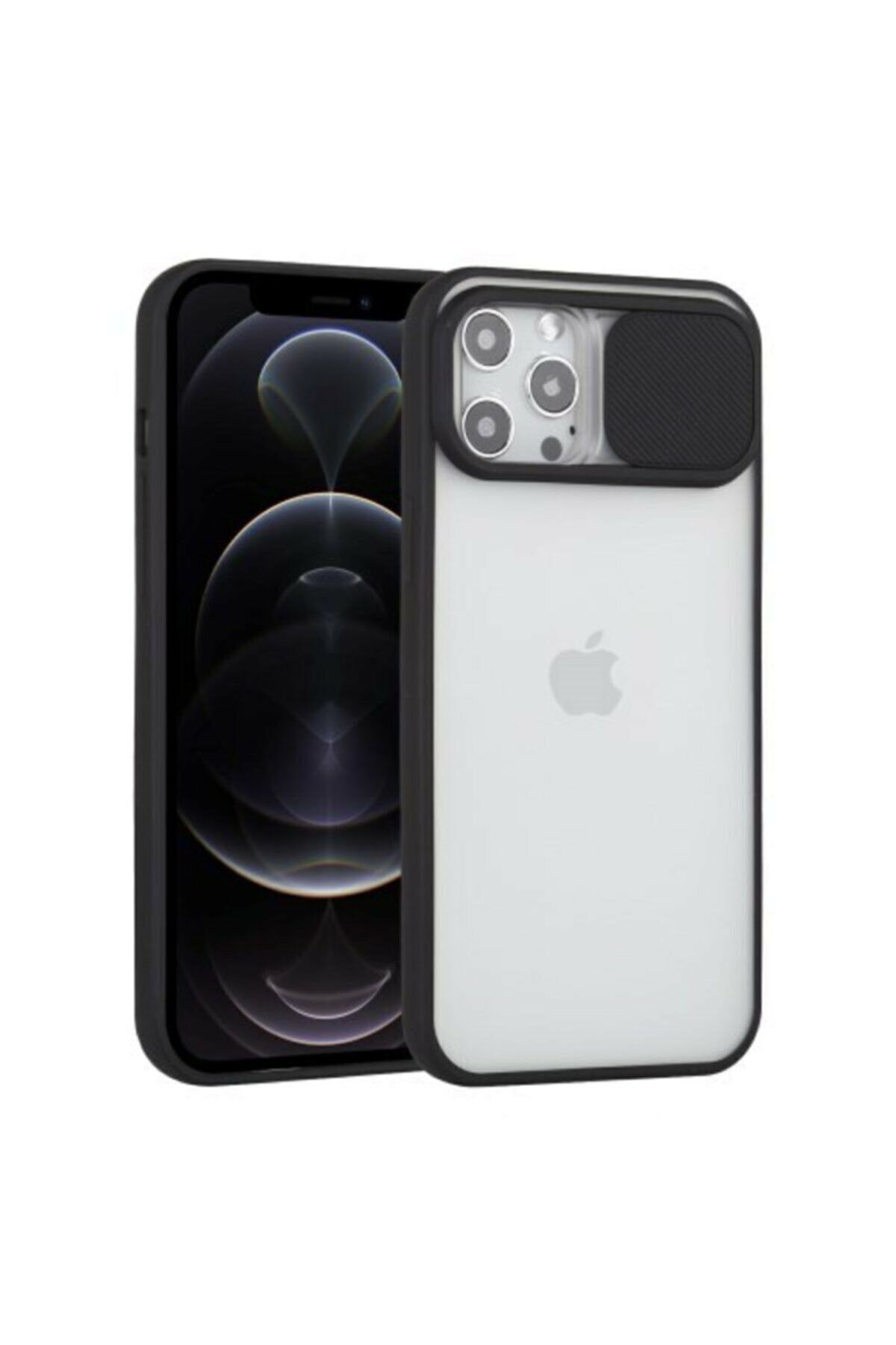 Bilişim Aksesuar Iphone 11 Pro Max 6.5" Uyumlu Kamera Lens Korumalı Sürgülü Kılıf