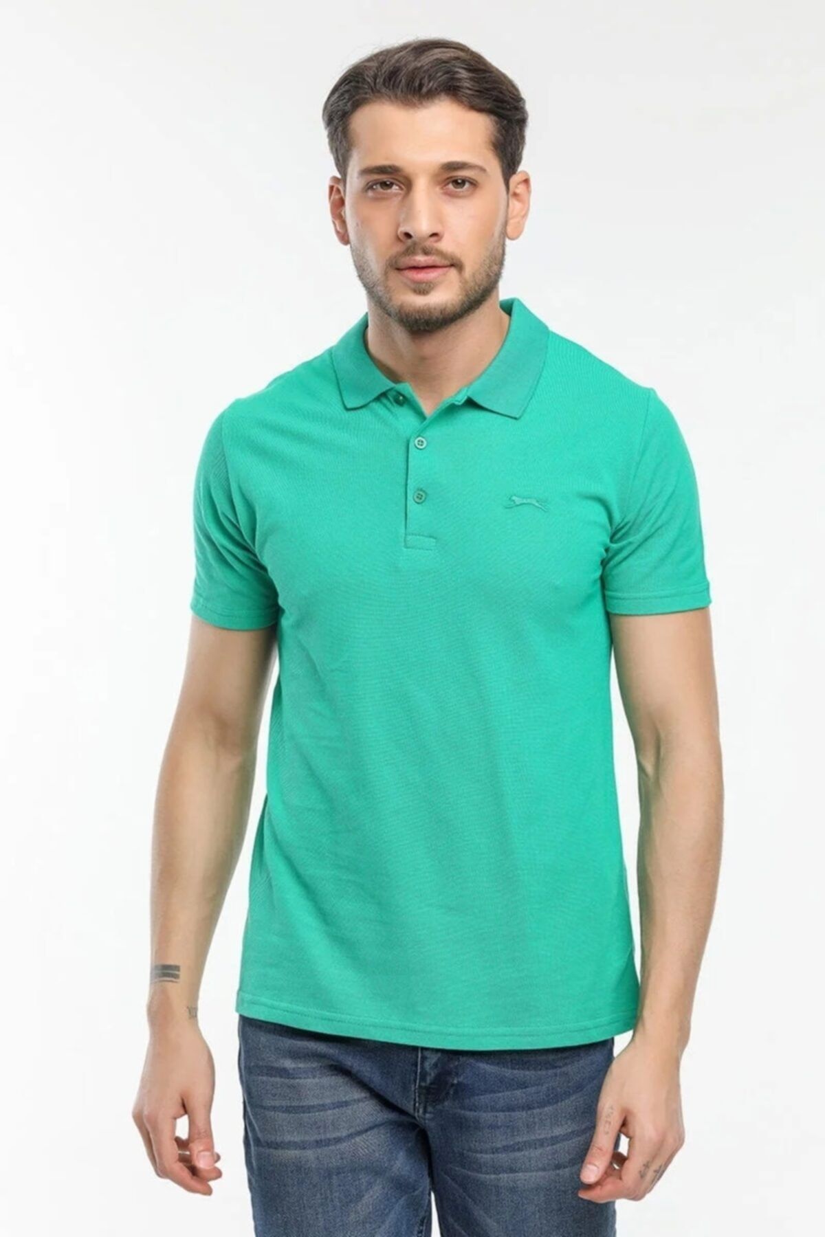 Slazenger Erkek Yeşil Soho T-shirt