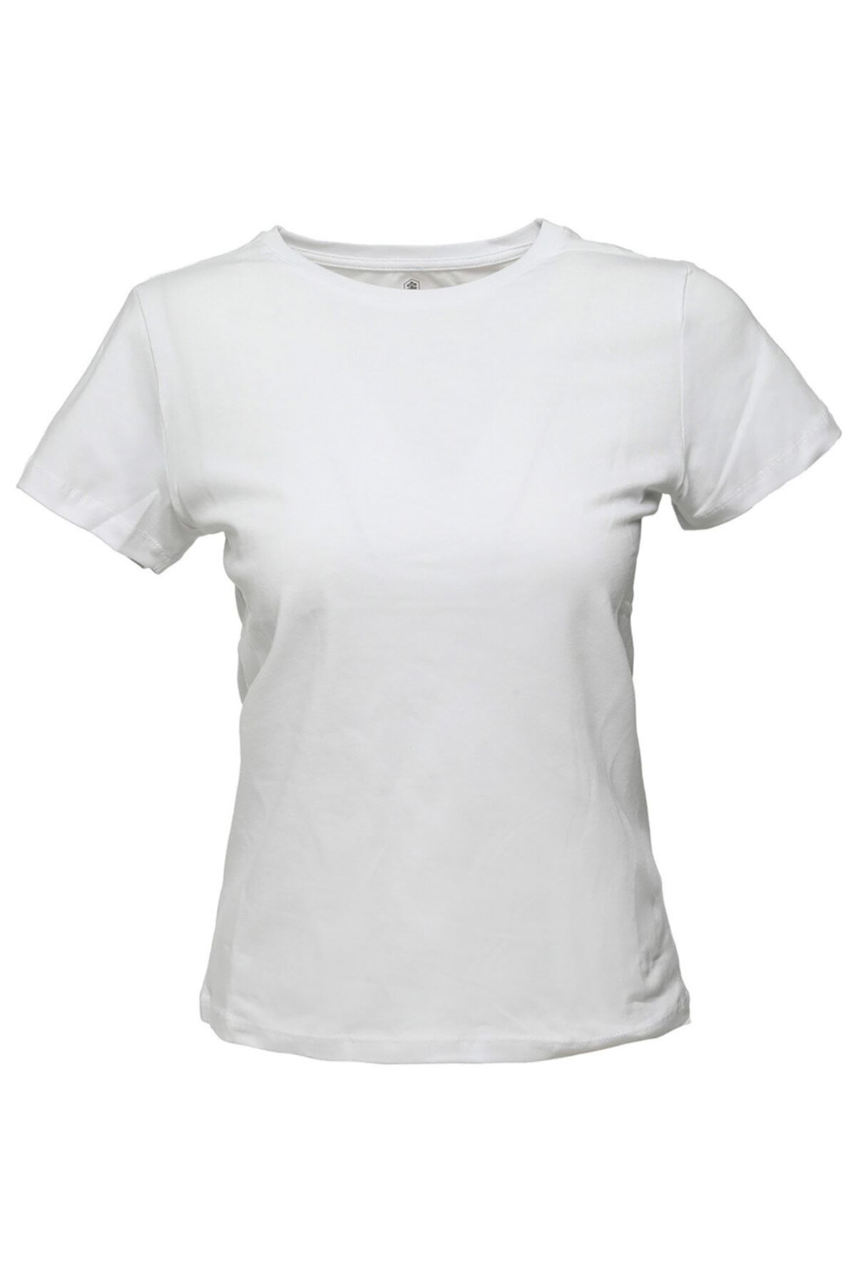 Lumberjack CT129 BASIC C NECK T-SHIR Beyaz Kadın T-Shirt 100581827