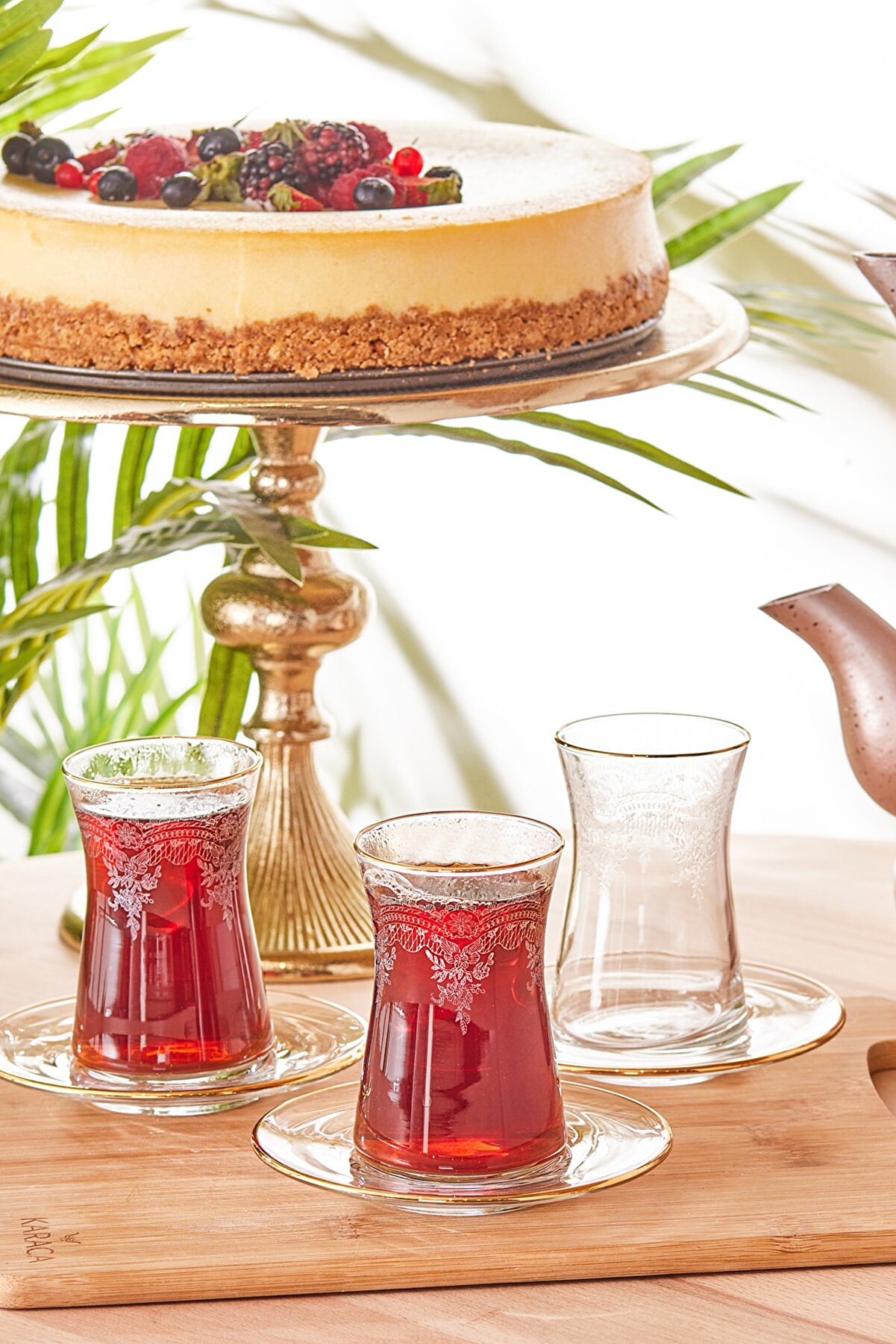 Karaca Lace Yeni 6 Kişilik Çay Seti