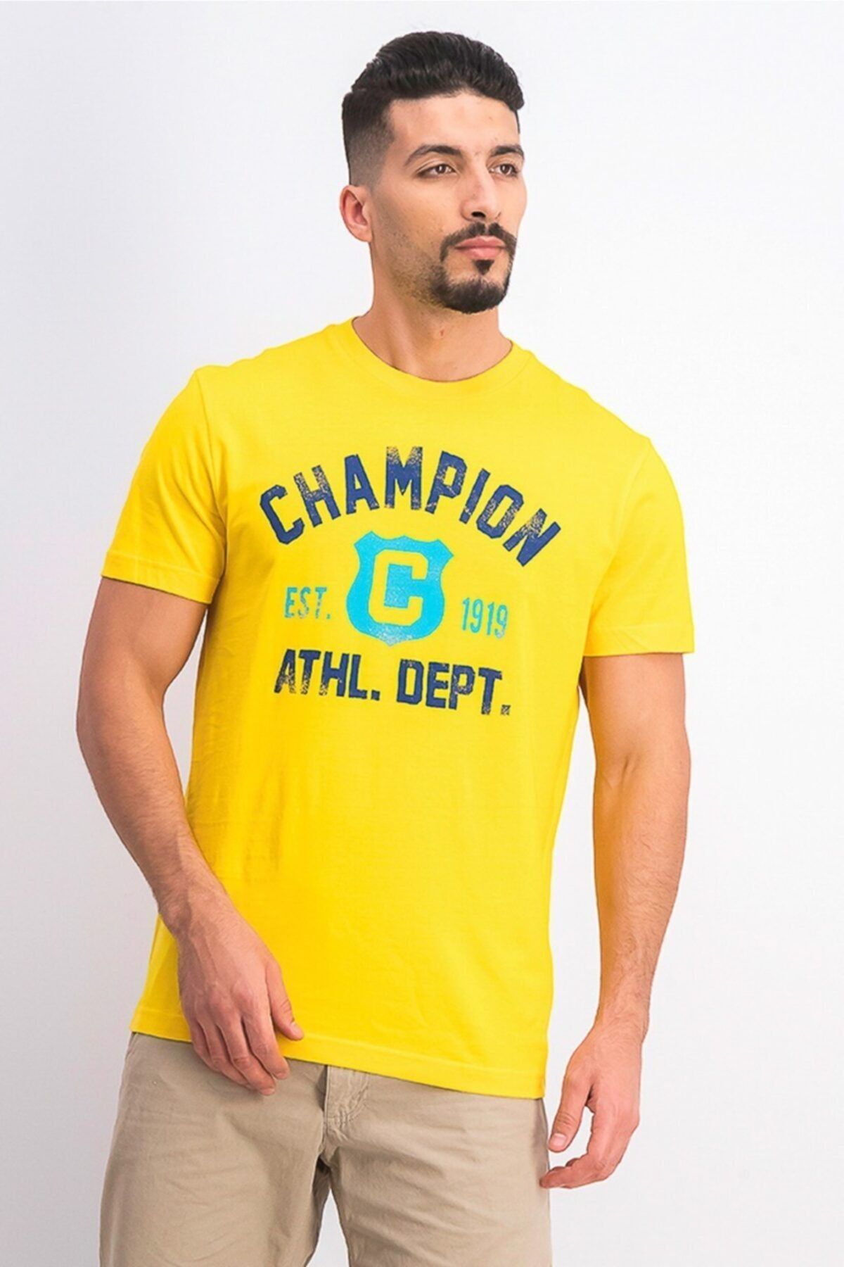 Champion Tshirt Easyfit Athl. Dept. Sarı