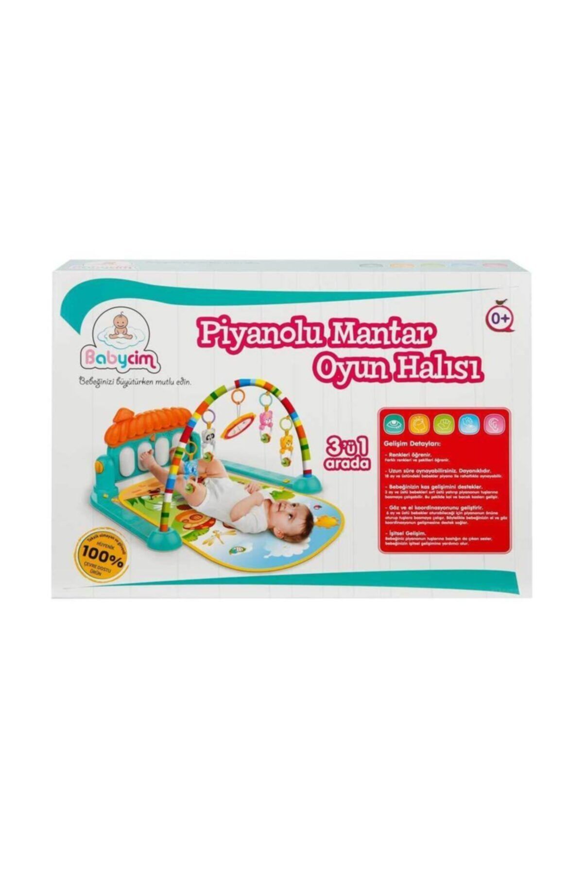 Babycim Piyanolu Mantar Oyun Halısı He0639