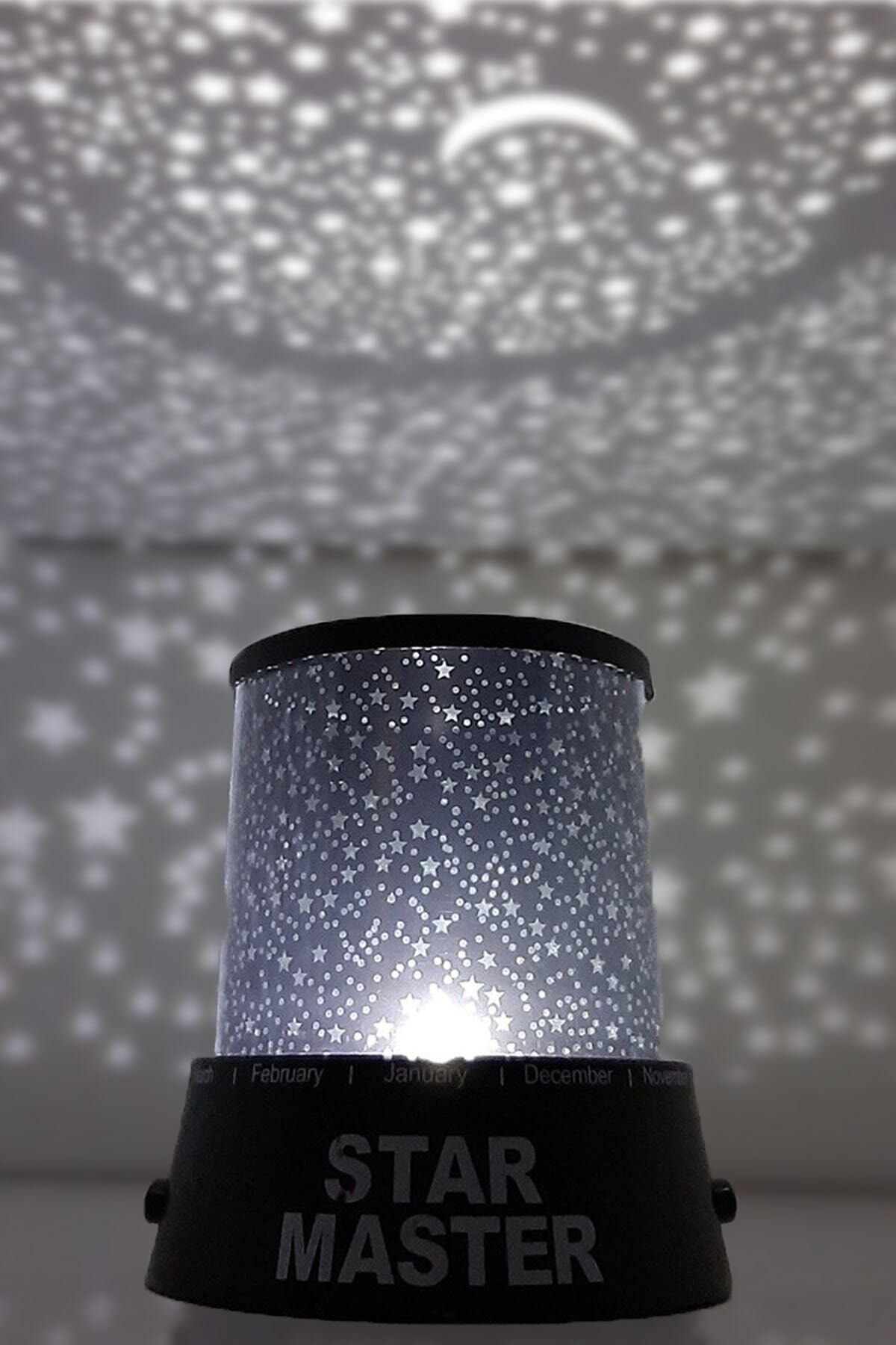 Modaba Star Master Yıldız Projektörü Gece Lambası Duvar Aydınlatma - Siyah
