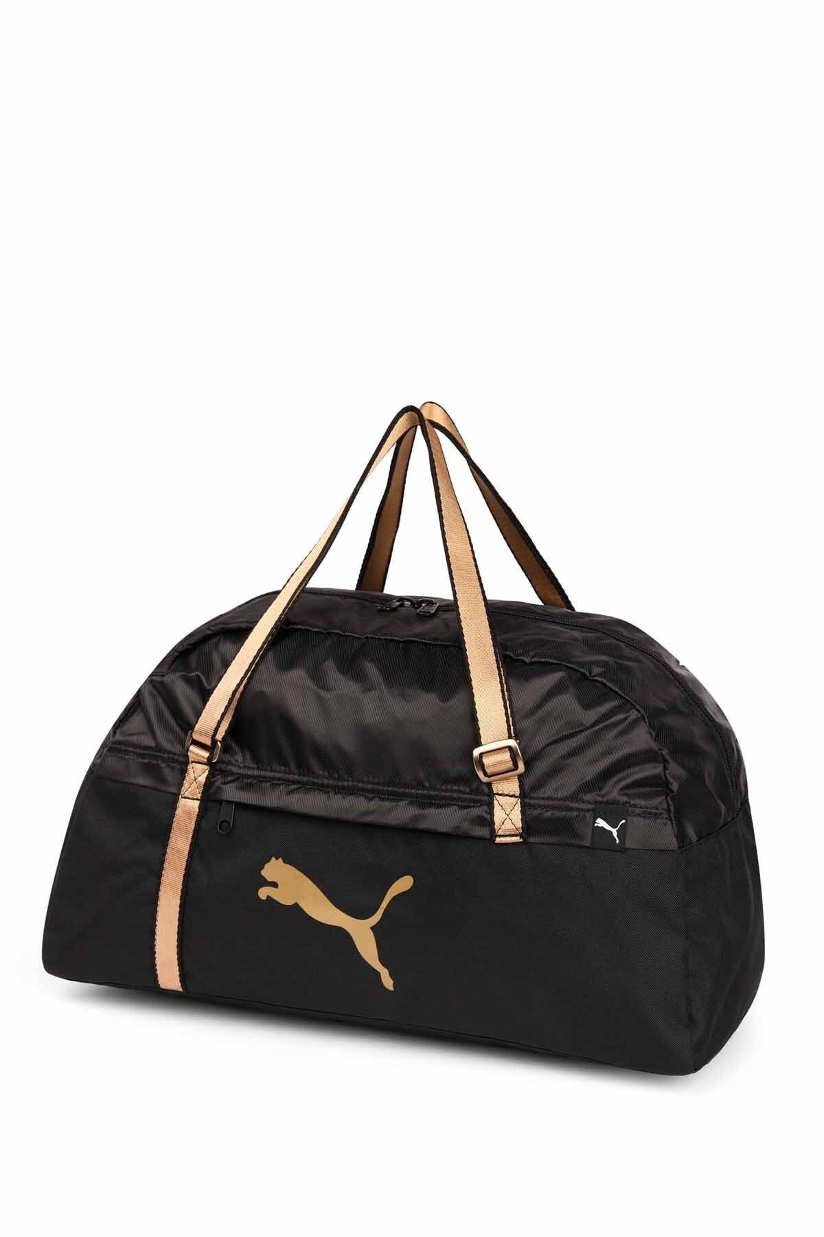 Puma Core Active Sportsbag M Ep Black-gold