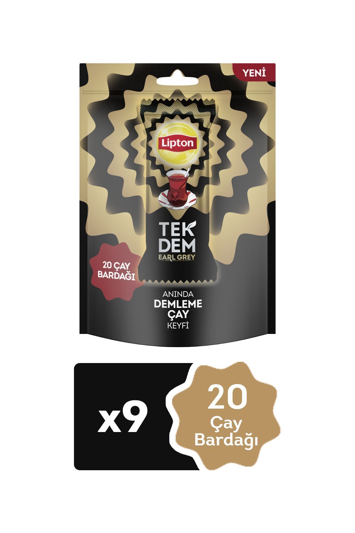 Lipton Tek Dem Earl Grey 10'lu Paket 1.9 G ( 9 Adet )