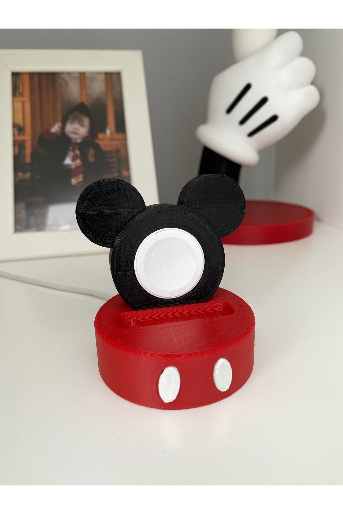 Root Made Akıllı Saat Stand Mickey Mouse Apple Watch Stand Şarj Stand