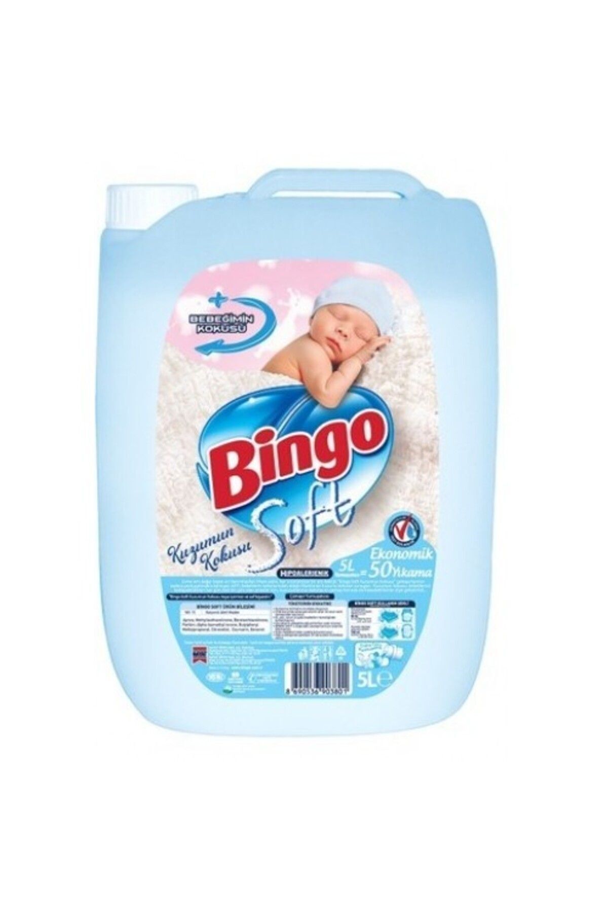 Bingo Soft Kuzumun Kokusu Çamaşır Yumuşatıcısı 5 Lt