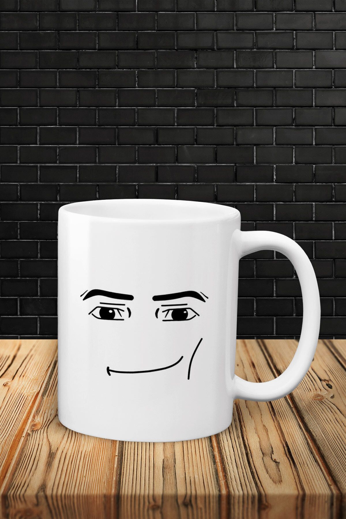 Nostaljisepeti Roblox Man Face Oyun Kupası