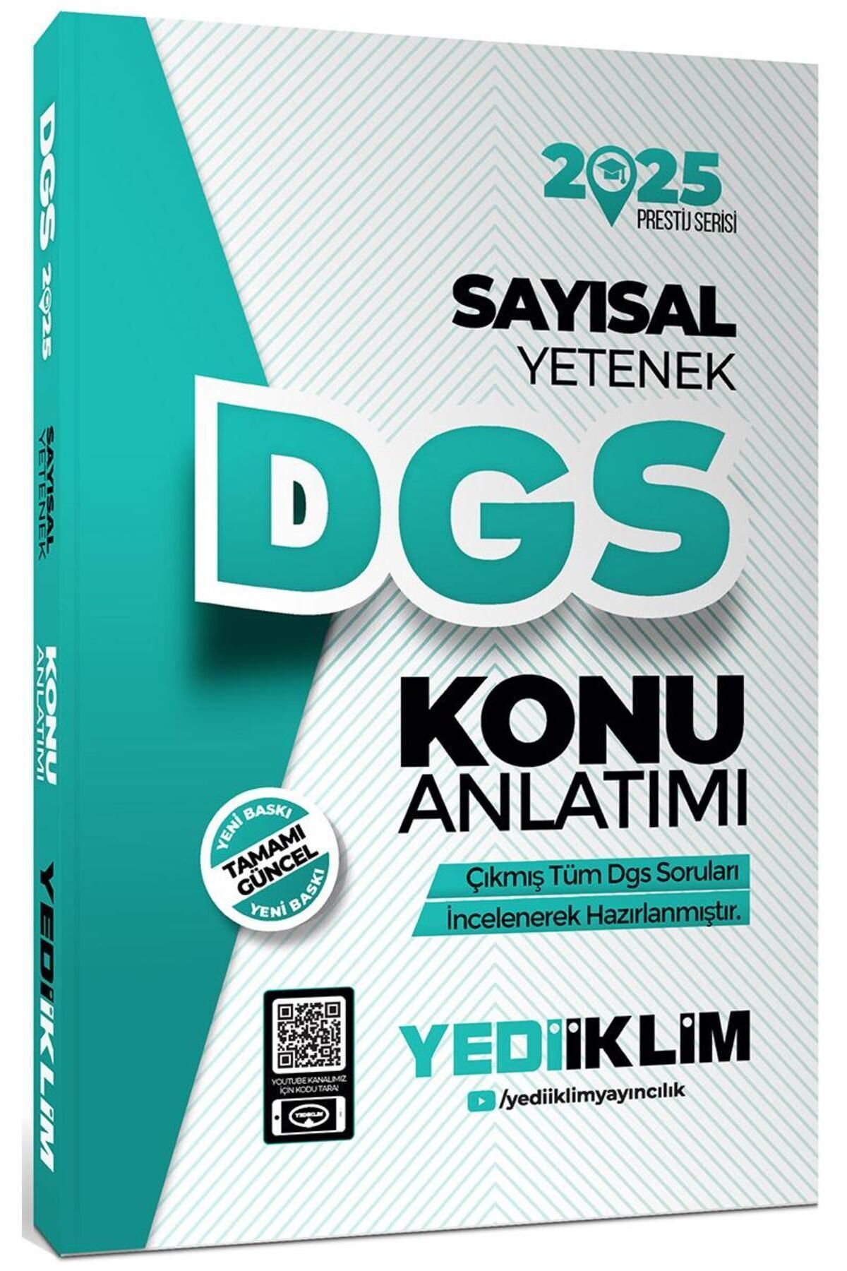 Yediiklim Yayınları 2025 Dgs Sayısal Yetenek Konu Anlatımı