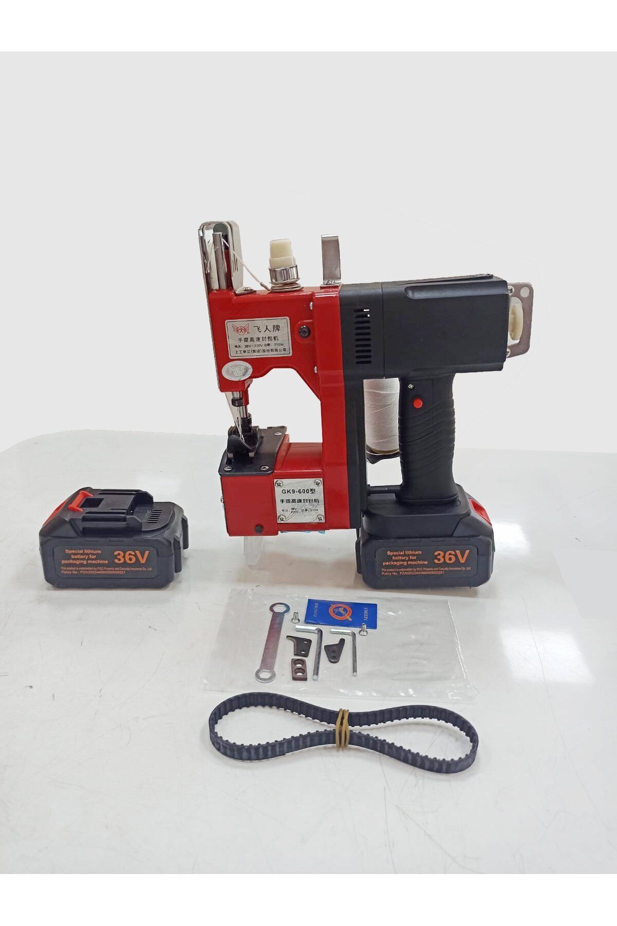 Fly Şarjlı Çuval Ağzı Dikiş Makinesi Gk9-600. (ÇİFT BATARYALI)