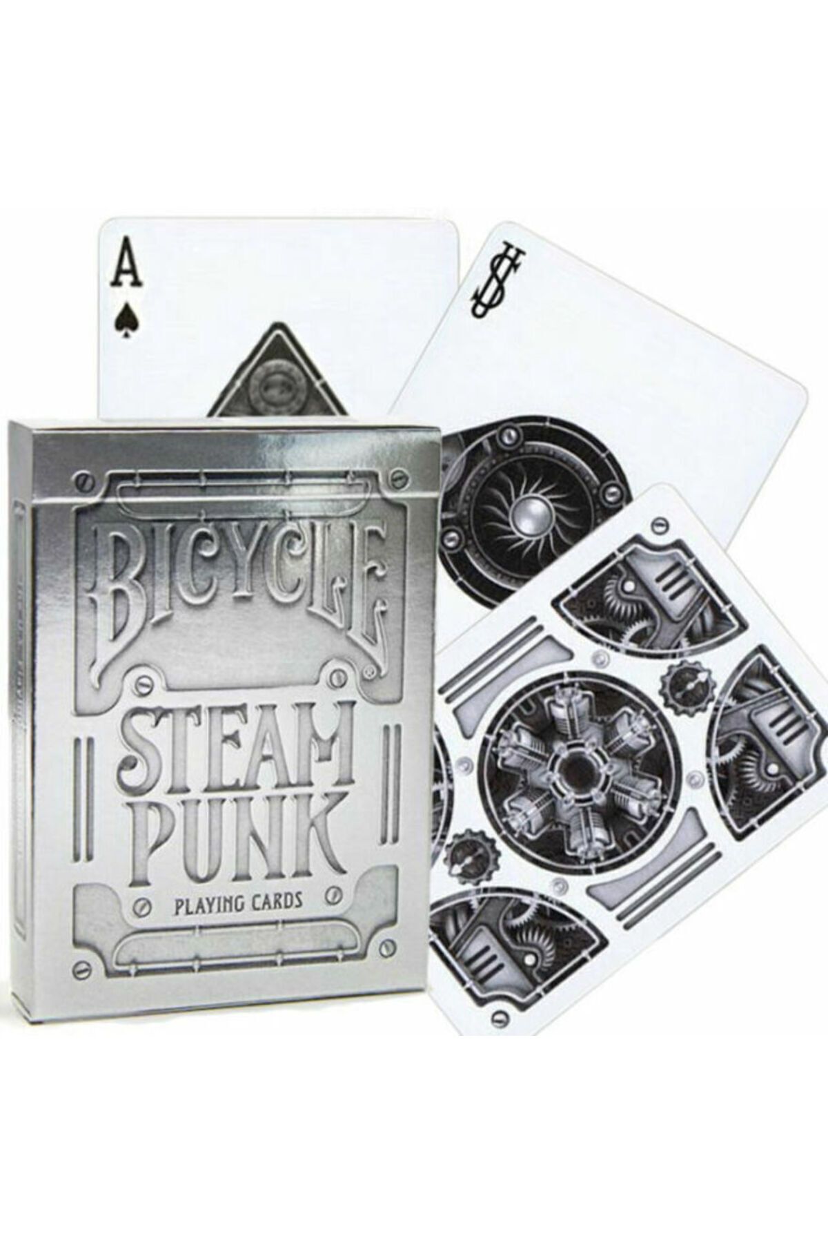 Bicycle Steampunk Silver Oyun Kartı