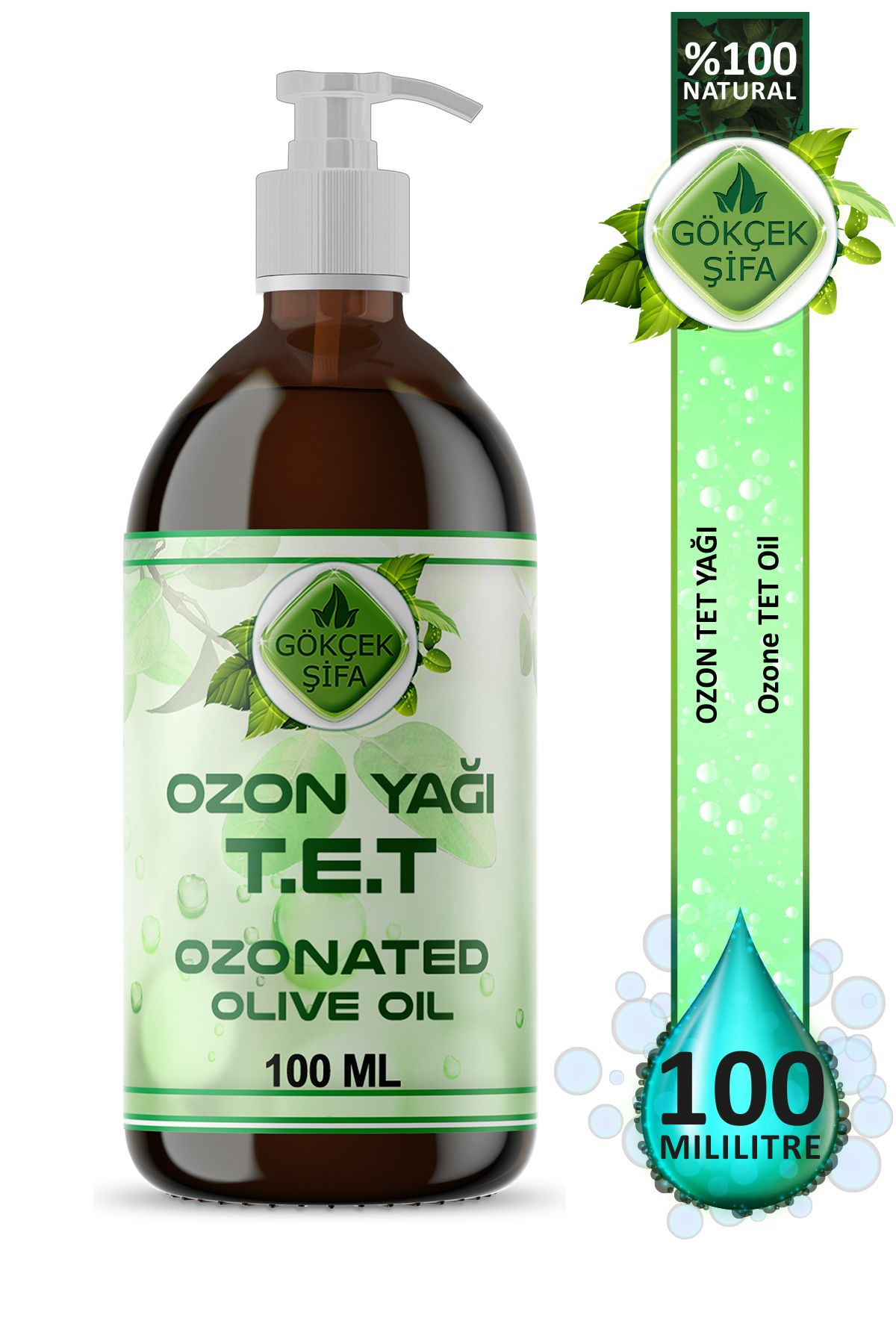 Gökçek Şifa Ozon Yağı T.e.t (OZONE OİL T.E.T) 100 Ml.