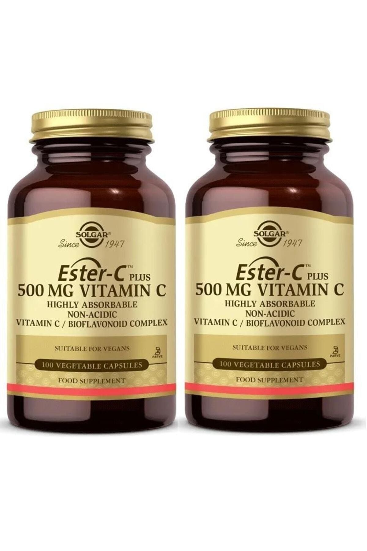 Solgar Ester-c 500 Mg 100 Kapsül 2 Adet