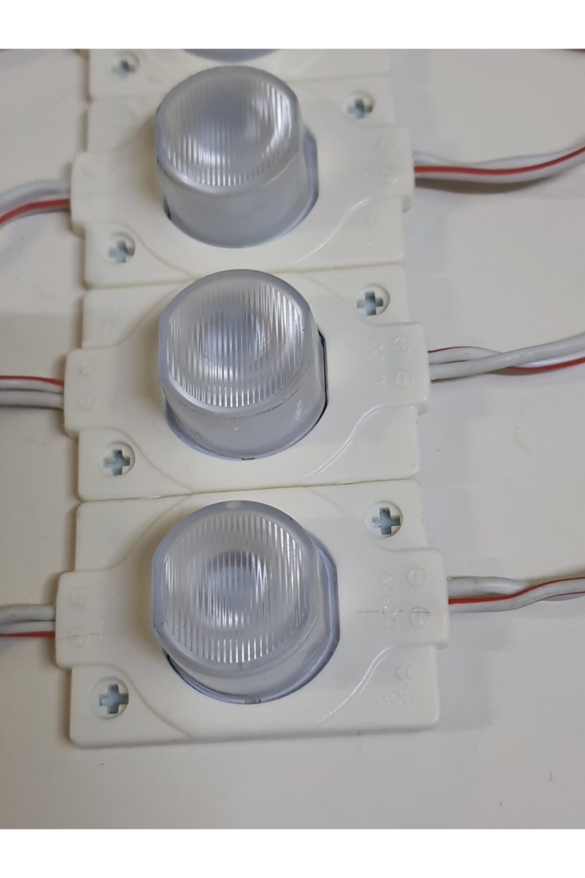 3M Kırmızı Power Led Modül Mercekli Tekli Led 1.5w 10 Adet