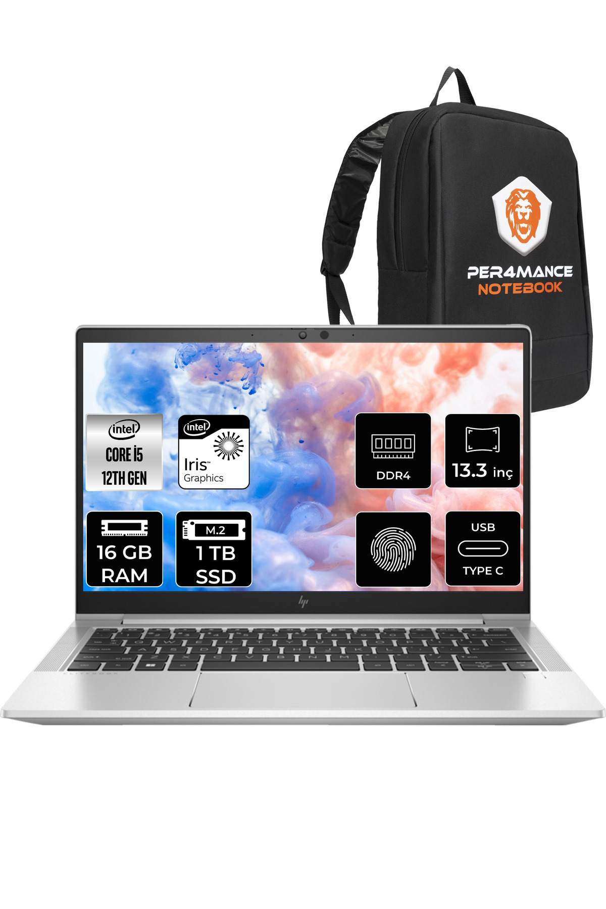 Elitebook 630 G9 i5 1235U 16GB RAM 1TB SSD 13.3'' FHD FDOS 6S6Y3EA _131 PER4 ÇANTA