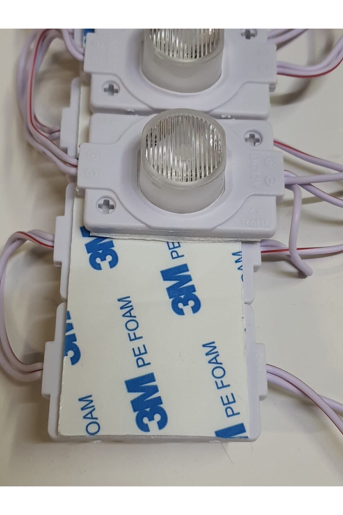 3M Power Led Modül Mercekli Tekli Led 1.5w 10 Adet Beyaz