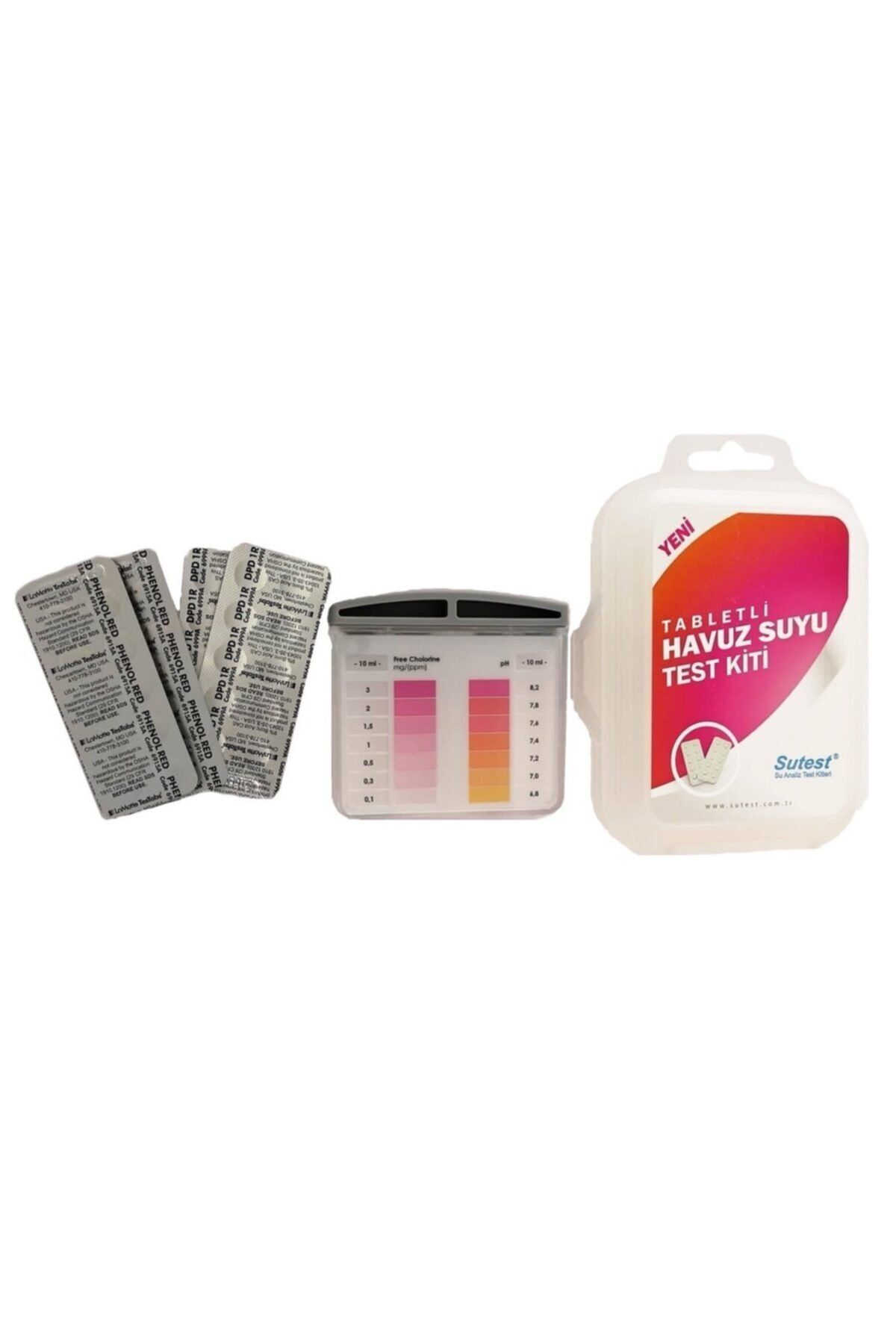 SUTEST Lamotte Klor & Ph Haplı Havuz Suyu Test Kiti