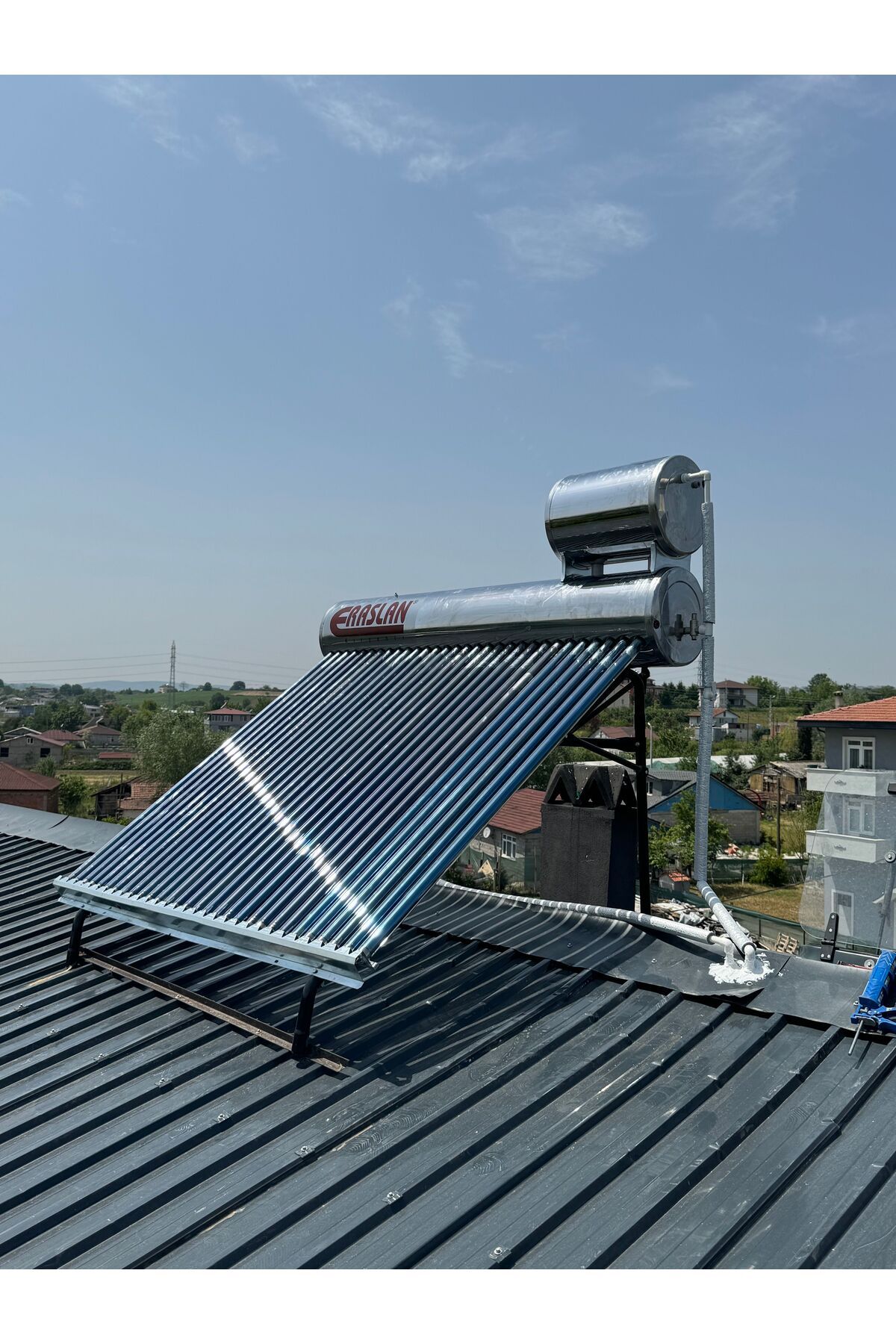 Kırmızı Teknik Isı Sistemleri Krom Güneş Enerjisi Depoları 30 Lu Klasik