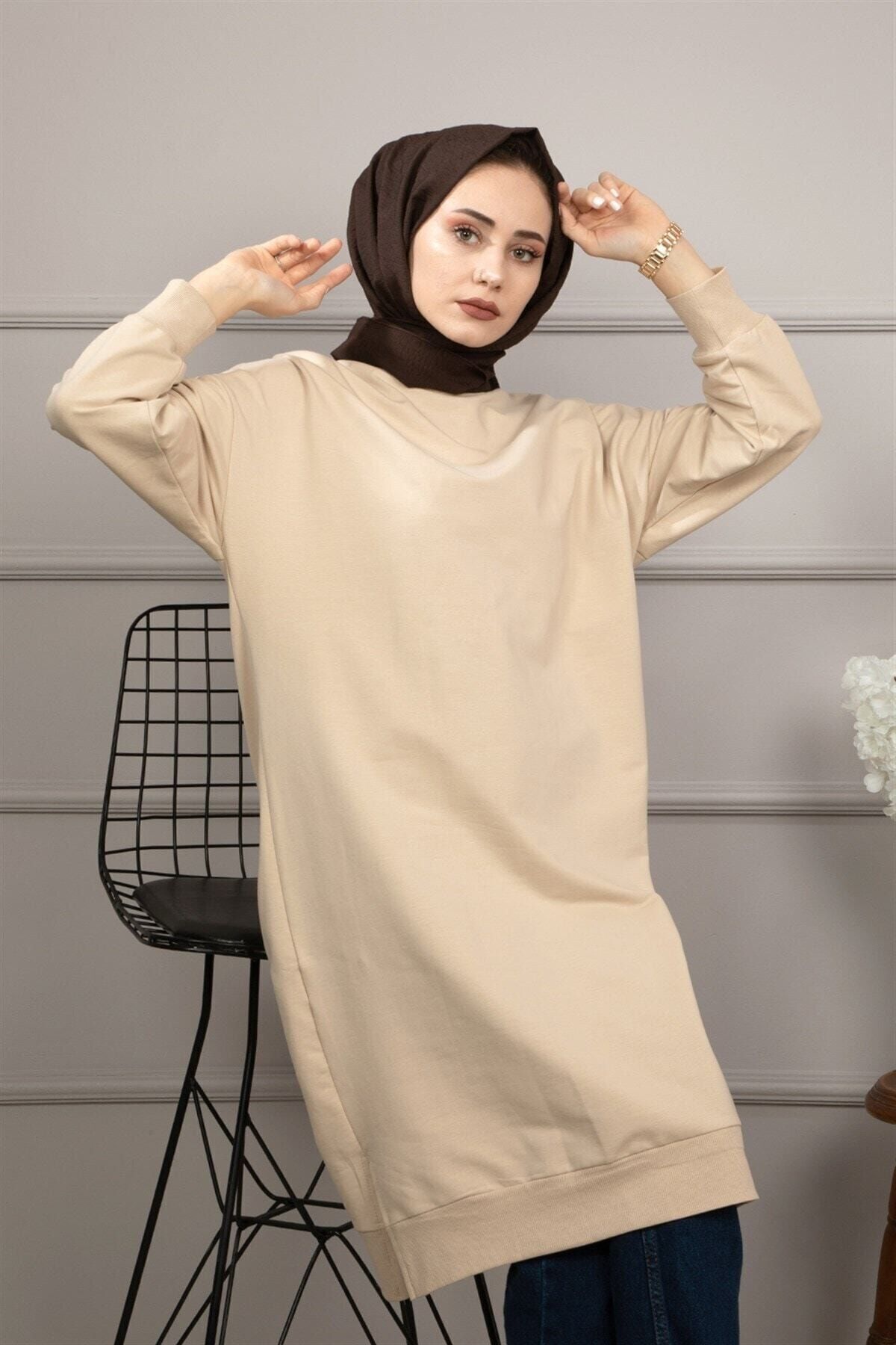 SOUL BY LOREEN FASHİON Kadın Bej Soul Tesettür Tunik 30645
