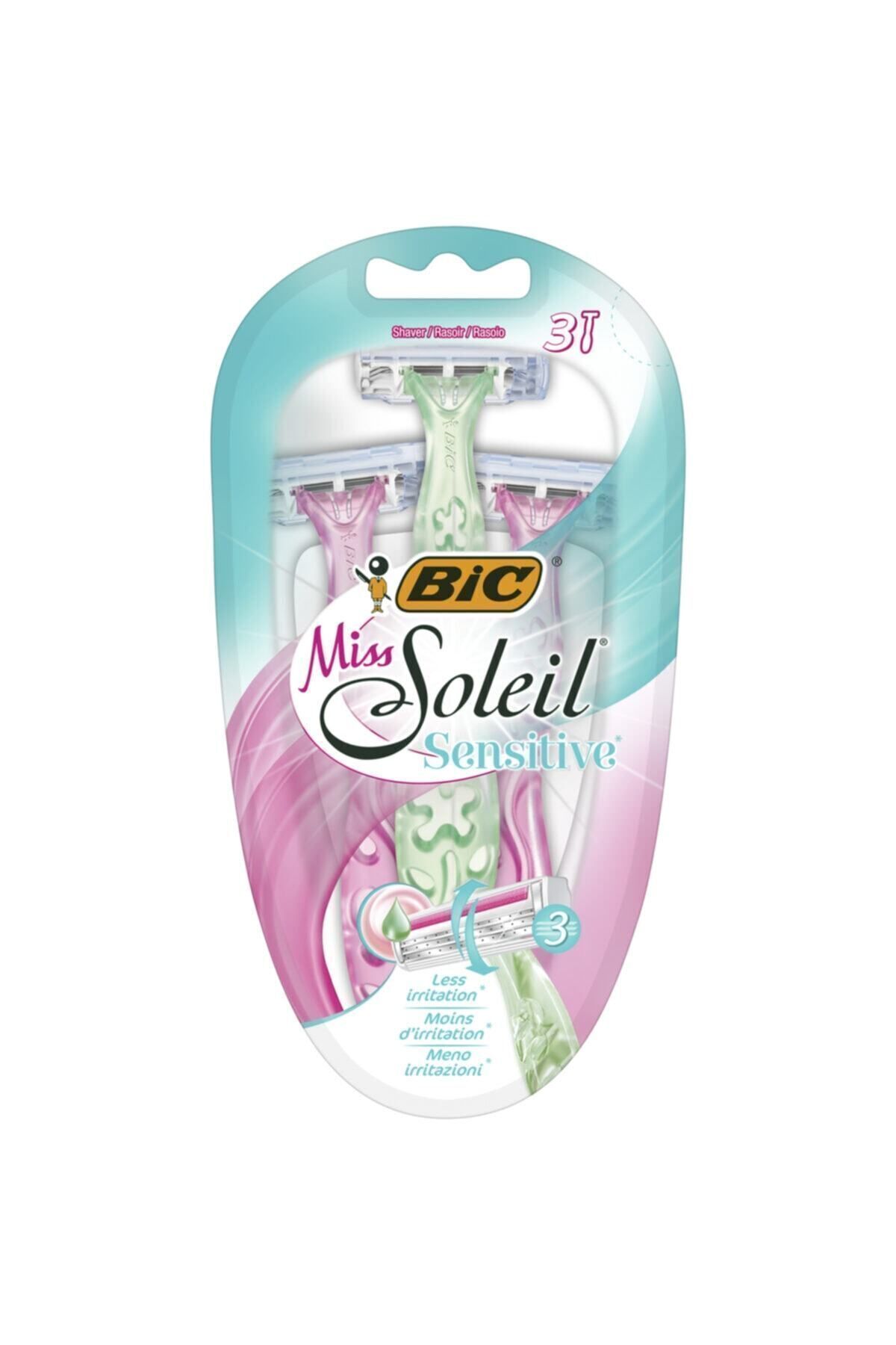 Bic Miss Soleil Sensitive Kadın Tıraş Bıçağı 3'lü (3 Bıçak)