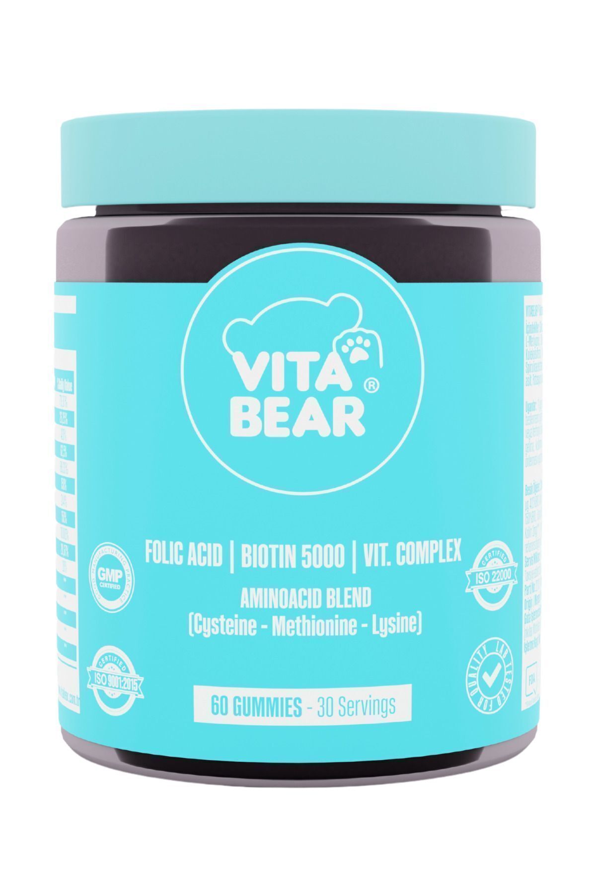 Vita Bear Strong Hair Gummy Saç Vitamini 60 Adet