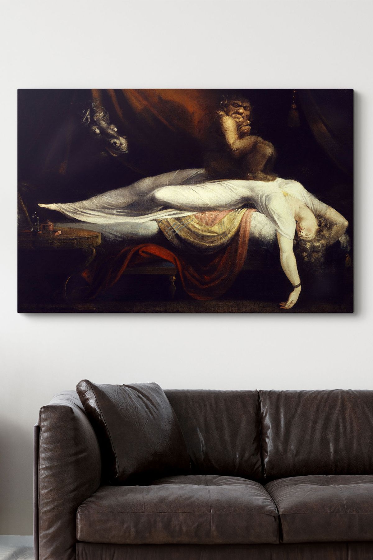 TabloShop Johann Heinrich Füssli - Kabus Tablosu - Klasik Duvar Dekoru
